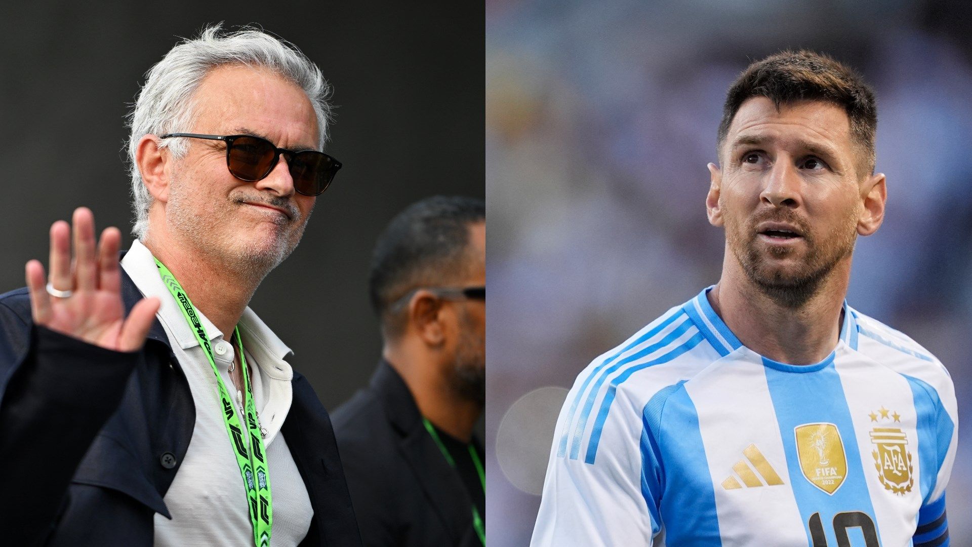 Jose Mourinho & Lionel Messi
