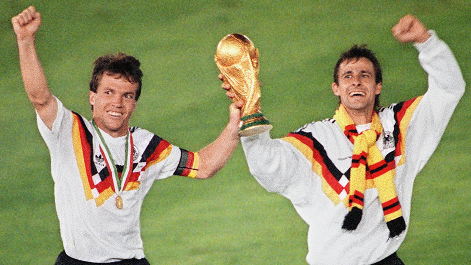 Lothar Matthäus Pierre Litbarski 1990 WM