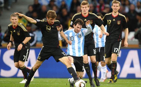 World Cup 2010 - Argentina 0-4 Germany