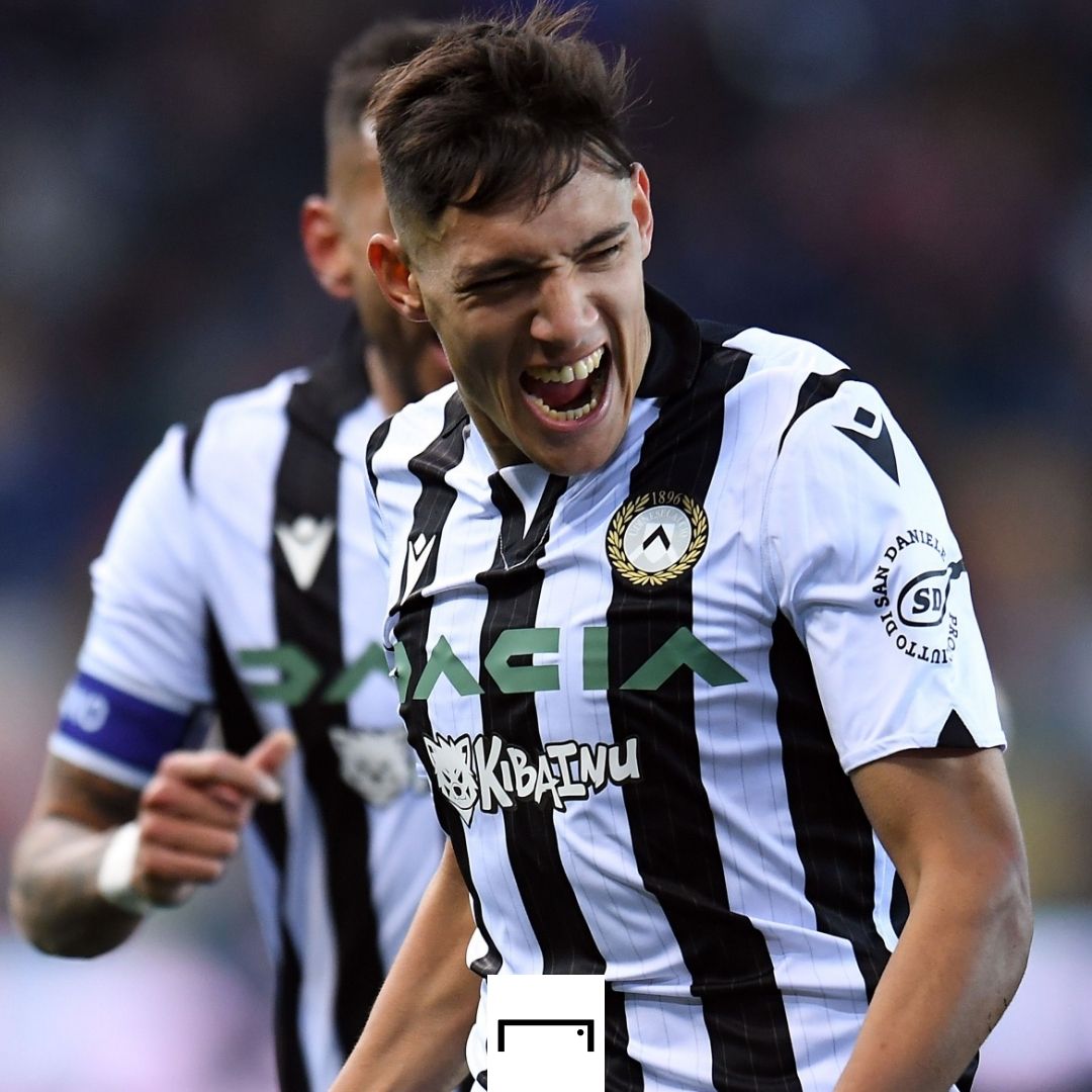 Nahuel Molina Udinese Serie A 202-22 GFX