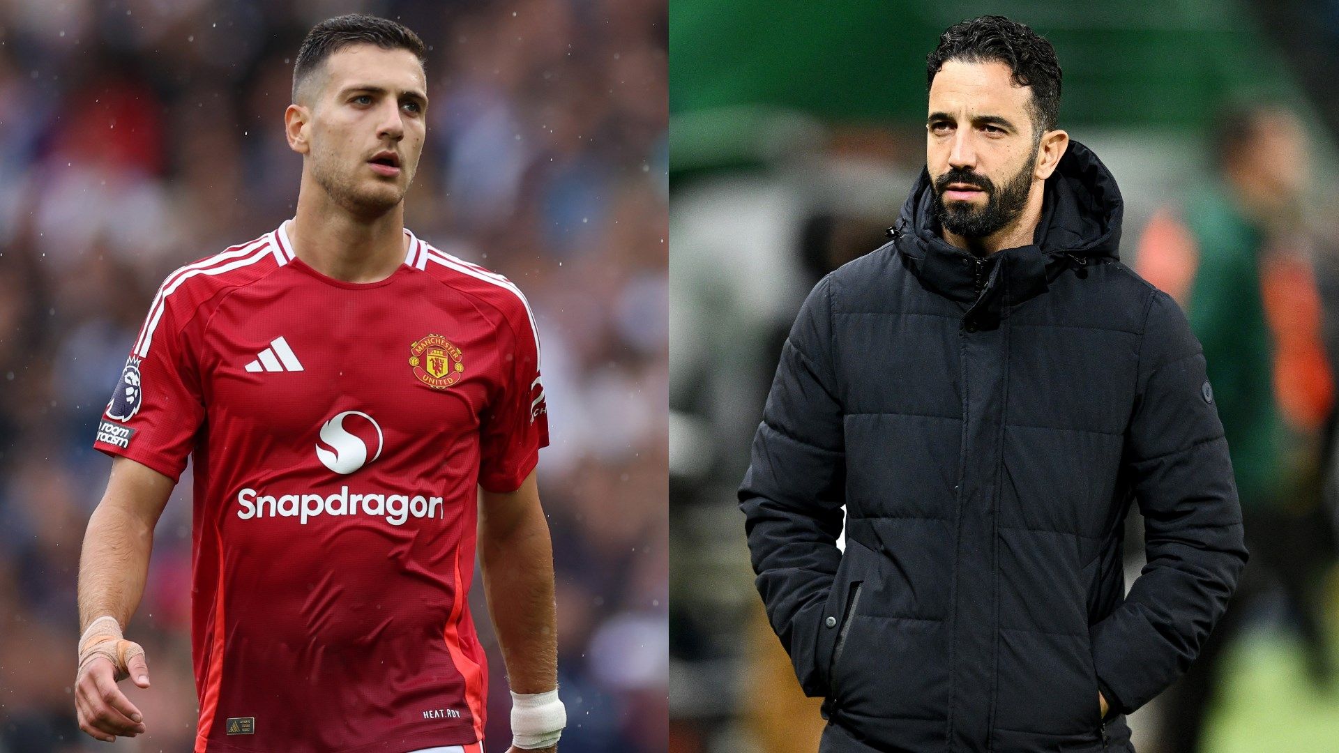 Diogo Dalot Ruben Amorim split 2024