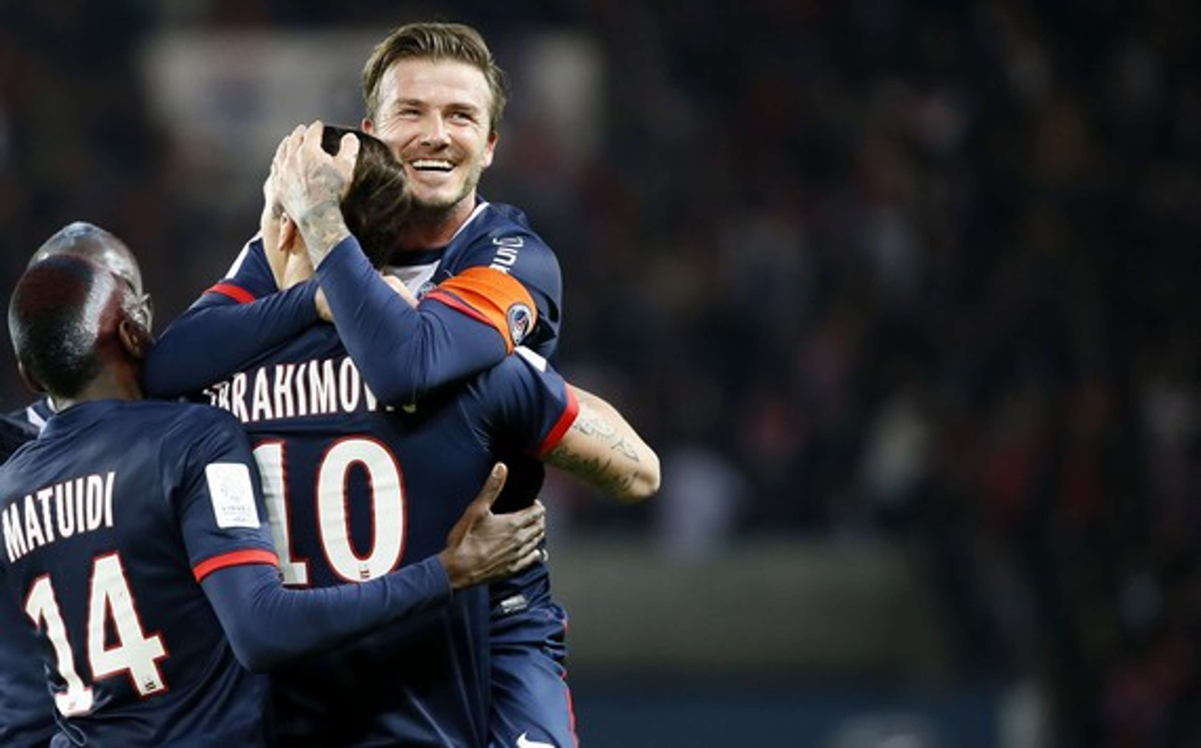 Ligue 1 : Zlatan Ibrahimovic & David Beckham (Paris SG vs Stade Brestois)