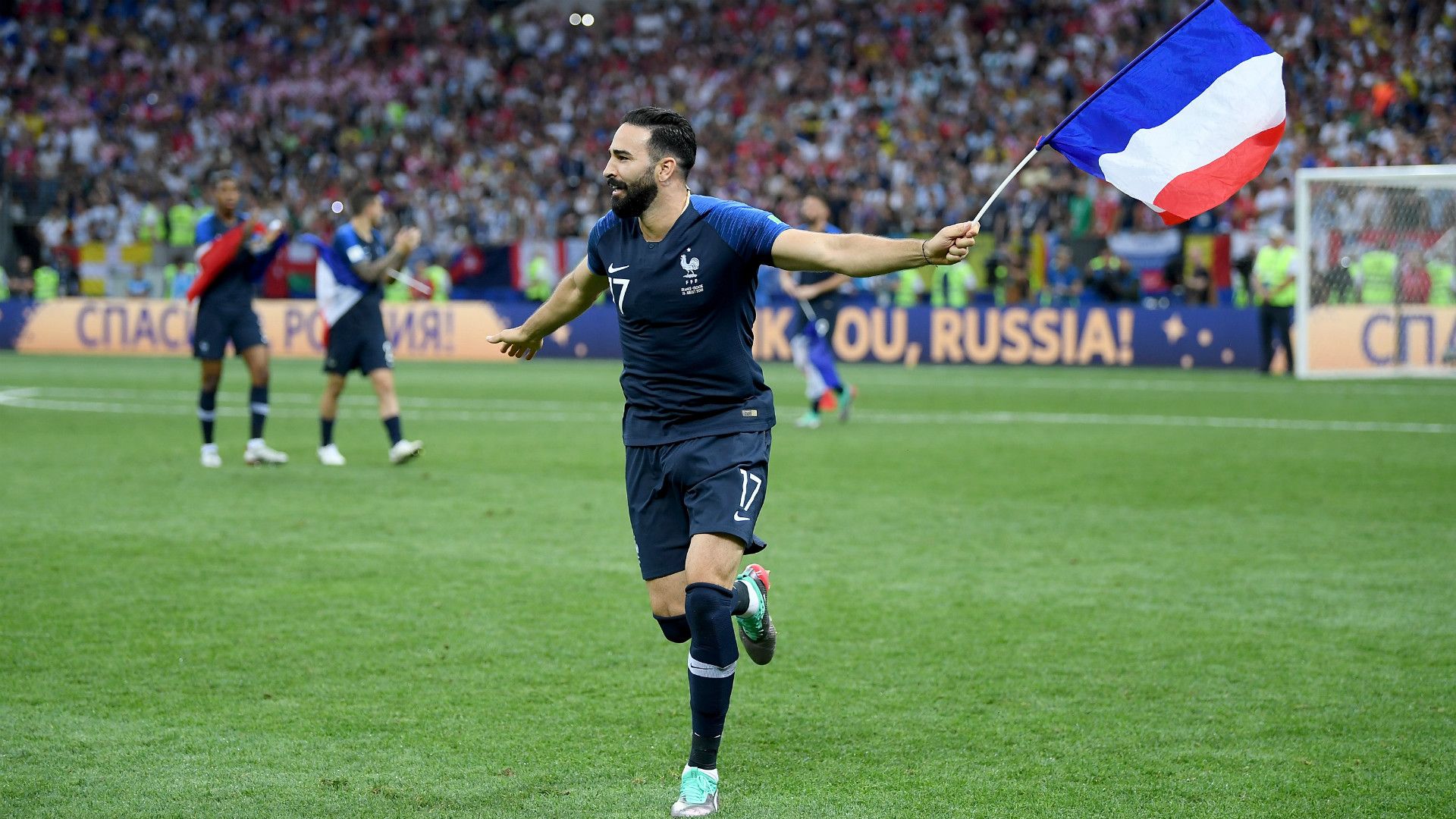 Adil Rami Francia Croacia France Croatia World Cup 2018