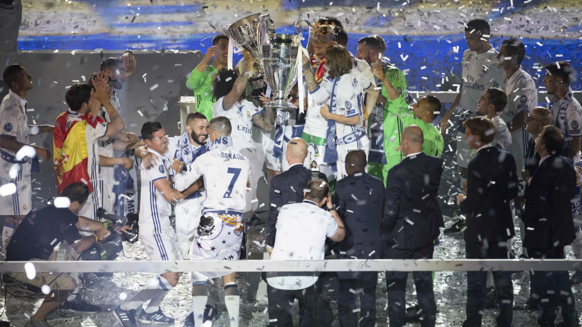 Real Madrid celebration