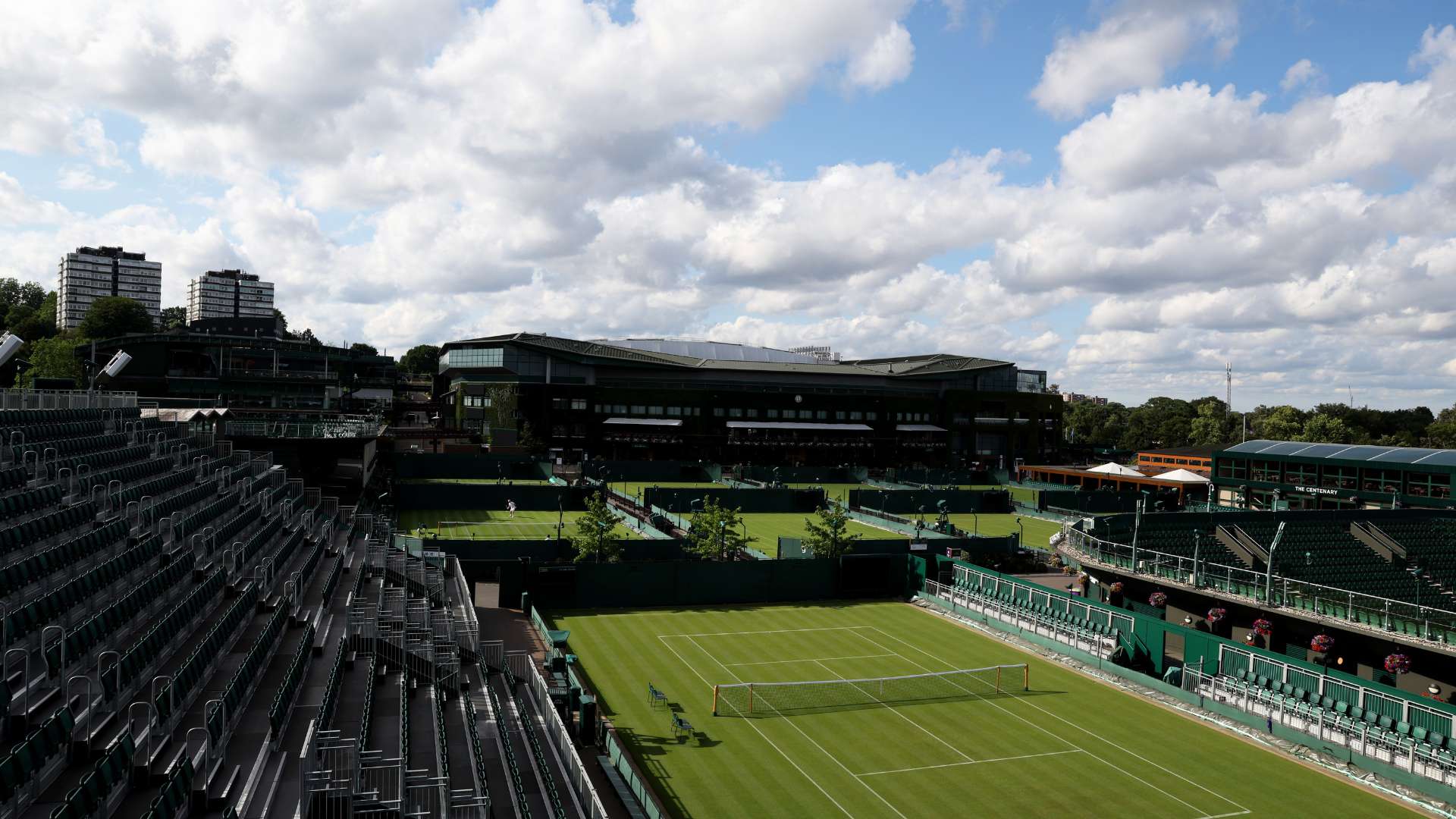 Court Twelve general view The Championships Wimbledon