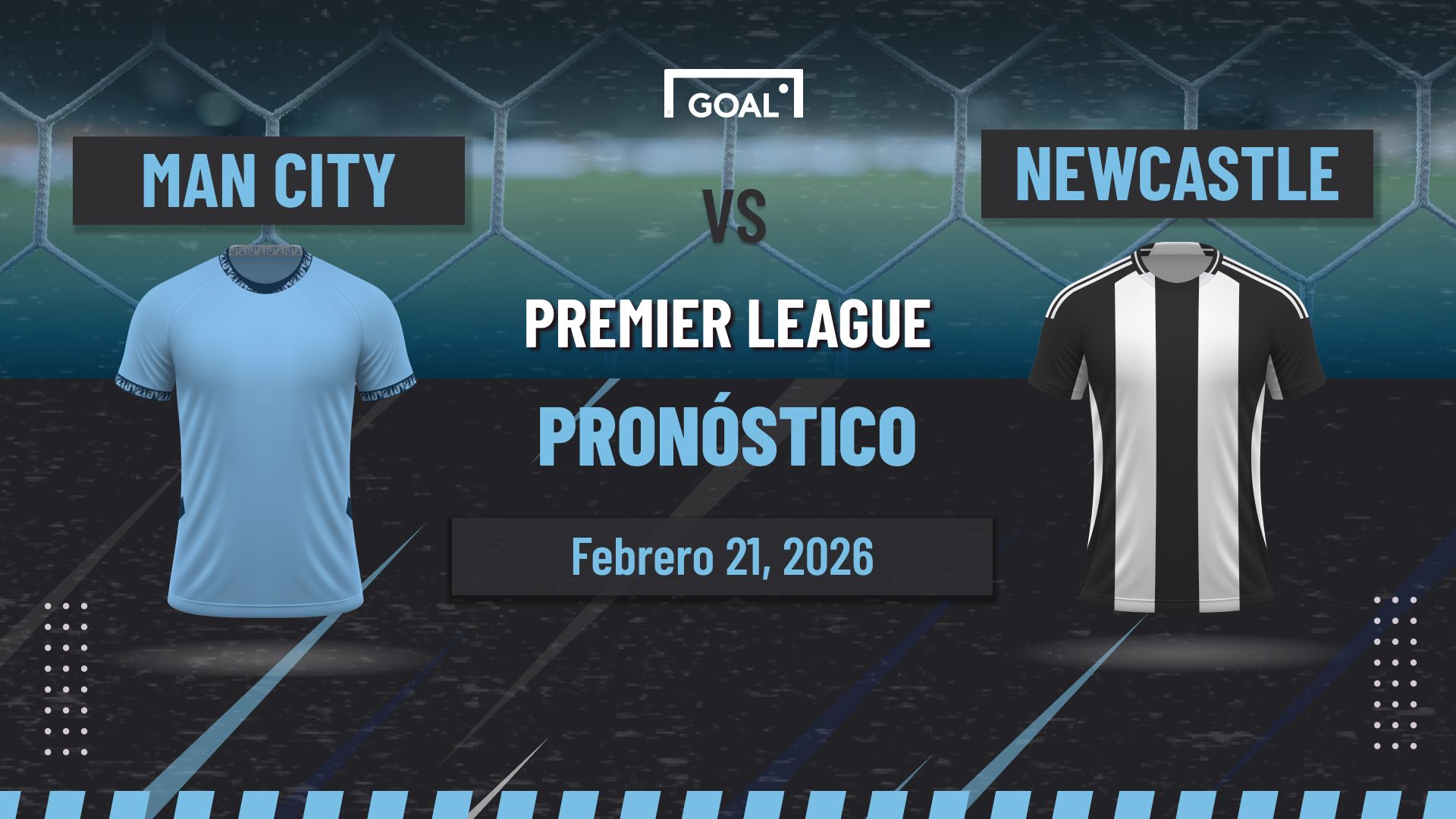 Manchester City vs Newcastle United Pronóstico y Apuestas Premier League | 21/02/26