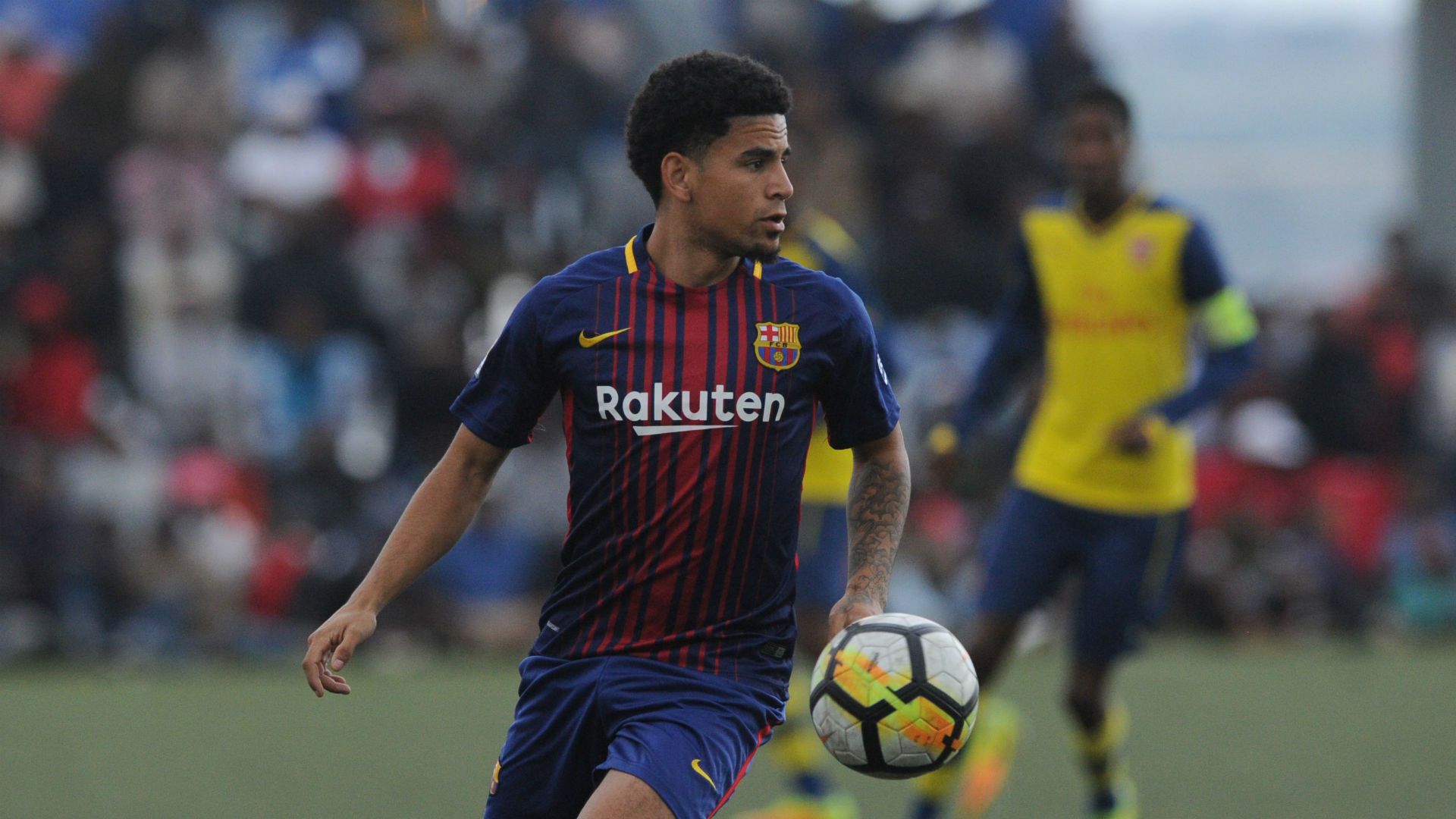Keagan Dolly playing for La Masia