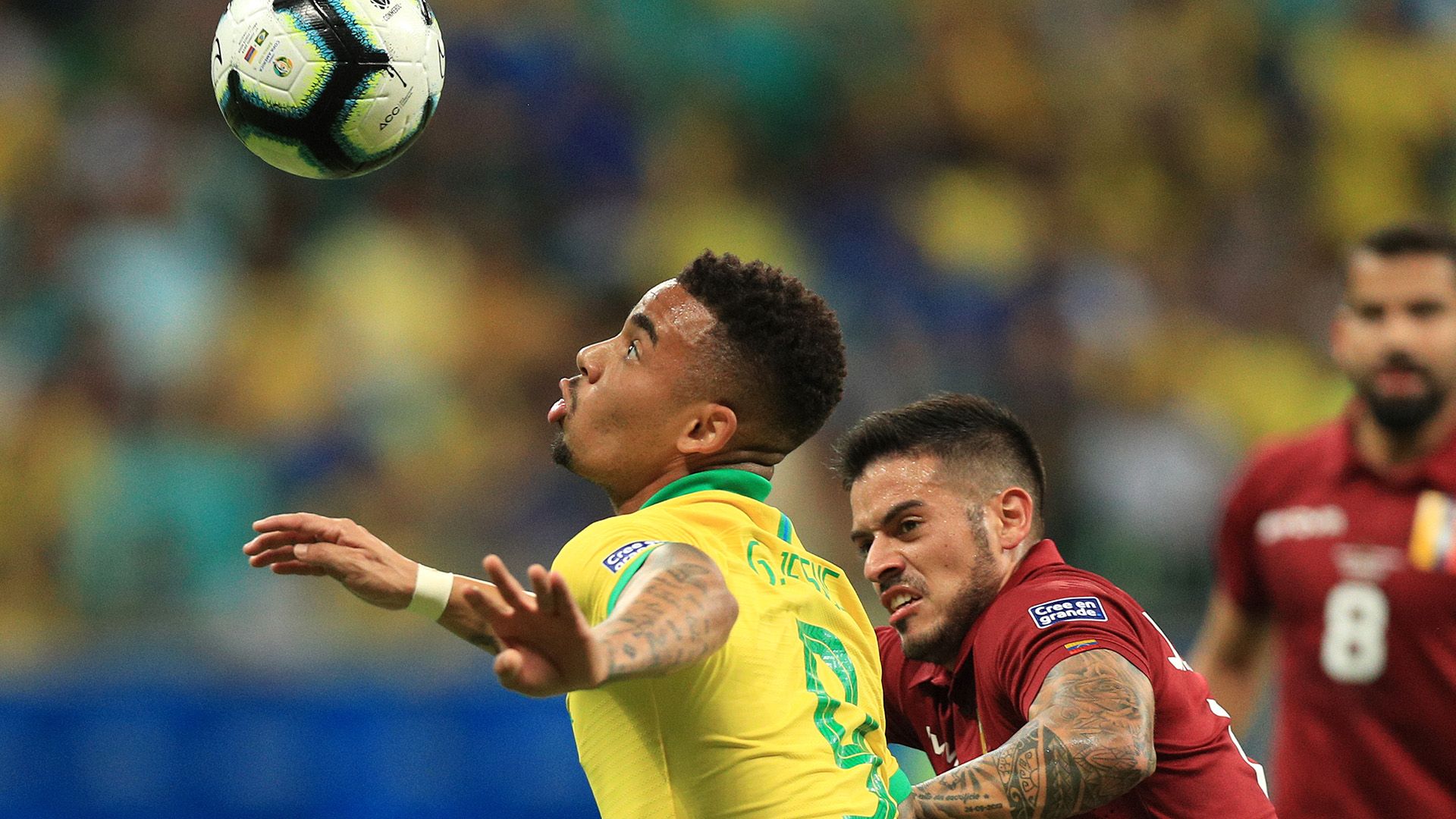 Gabriel Jesus Junior Moreno Brasil Venezuela Copa América 18062019