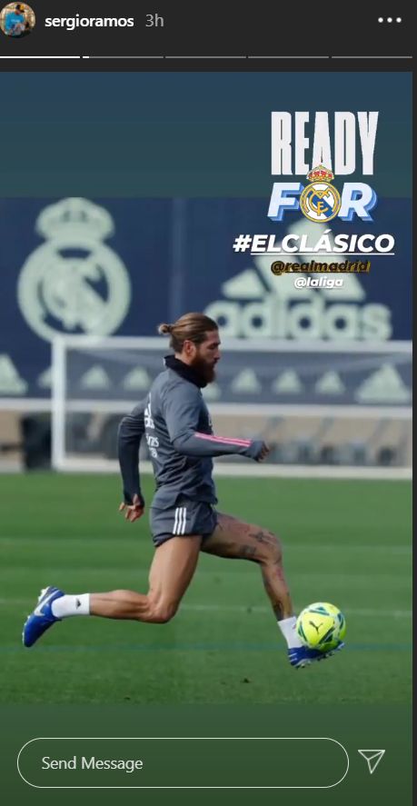 SERGIO RAMOS PREVIA CLÁSICO 23102020