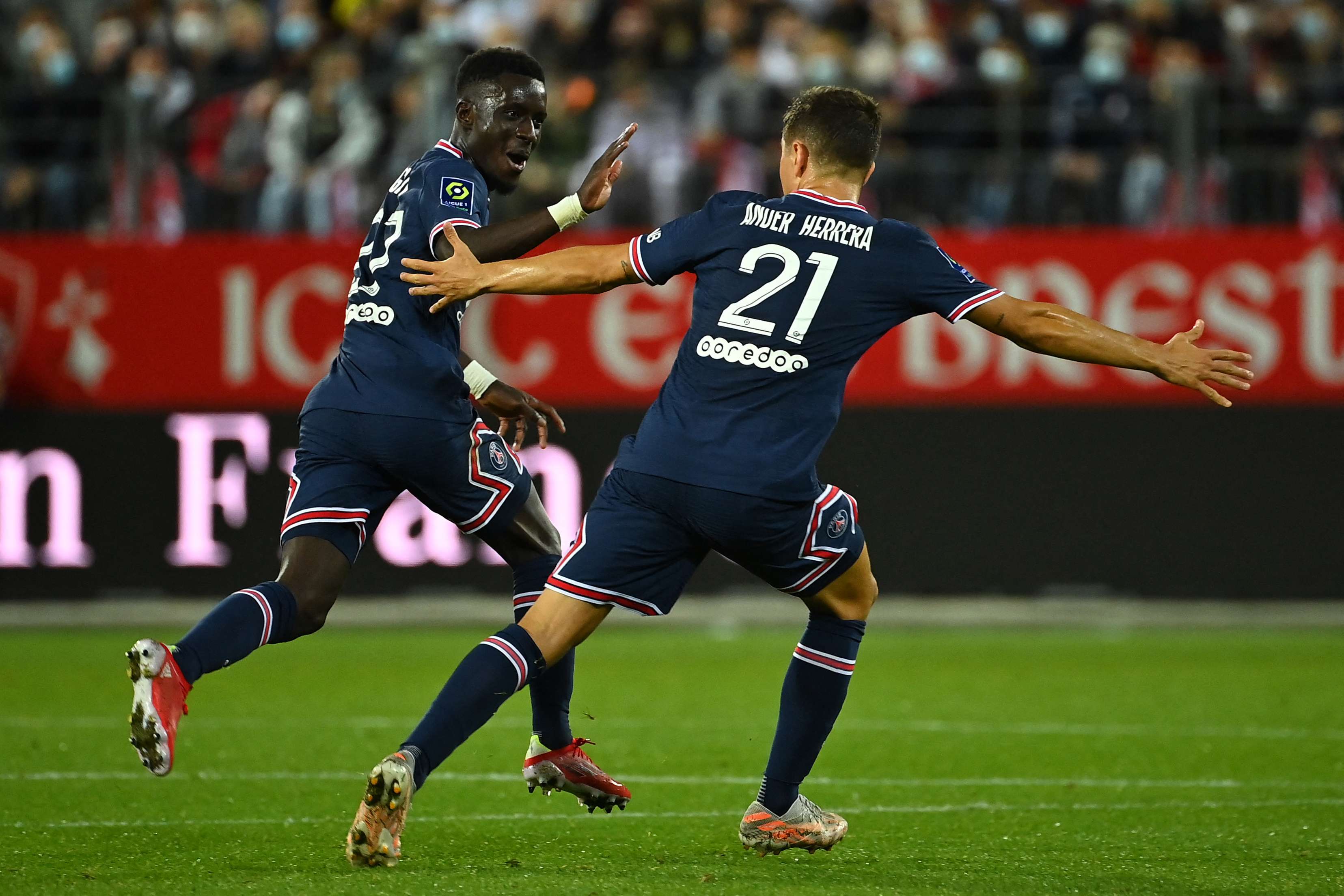 Idrissa Gueye & Ander Herrera, Brest-PSG