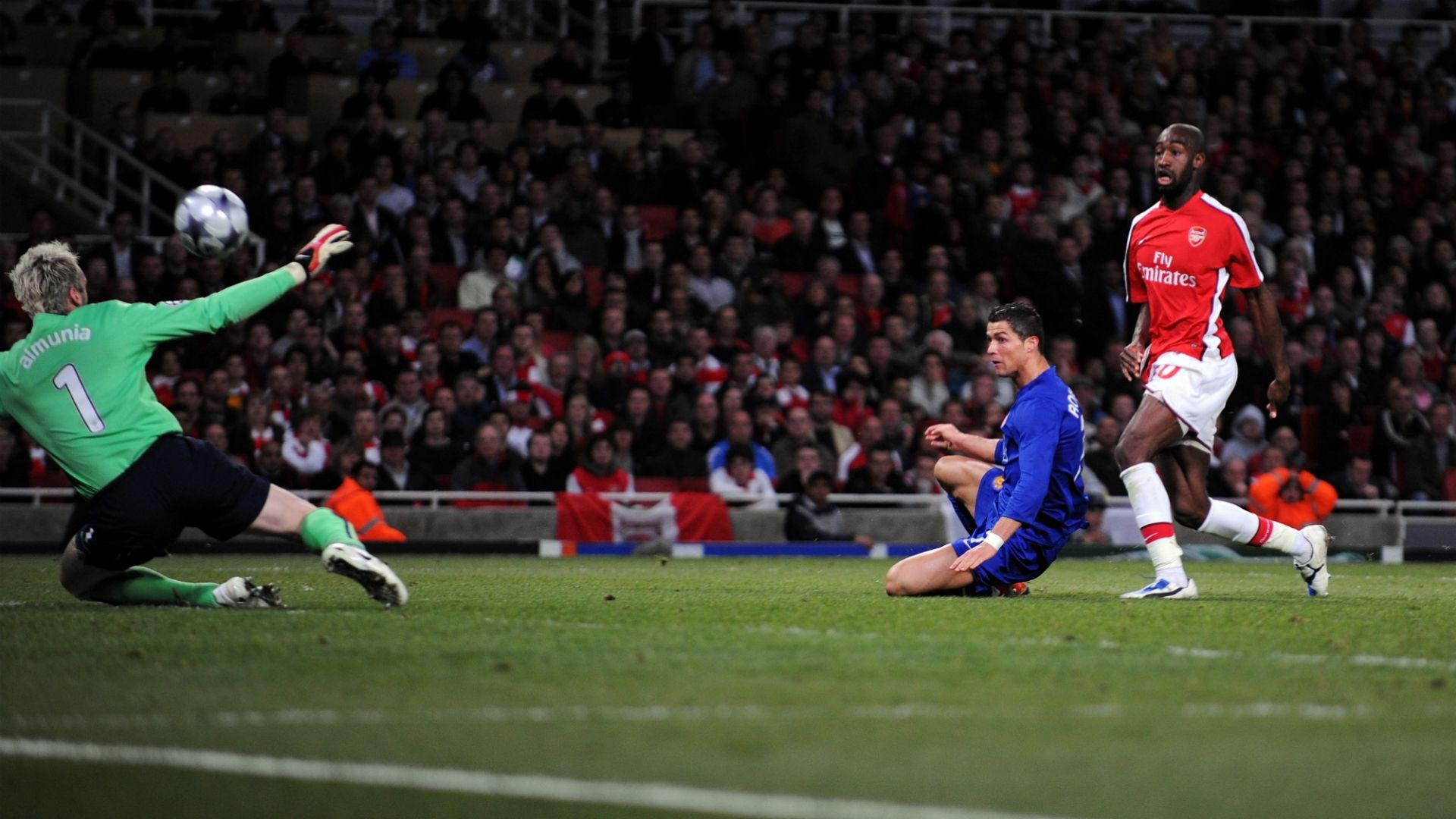 Cristian Ronaldo Manchester United Arsenal Champions League