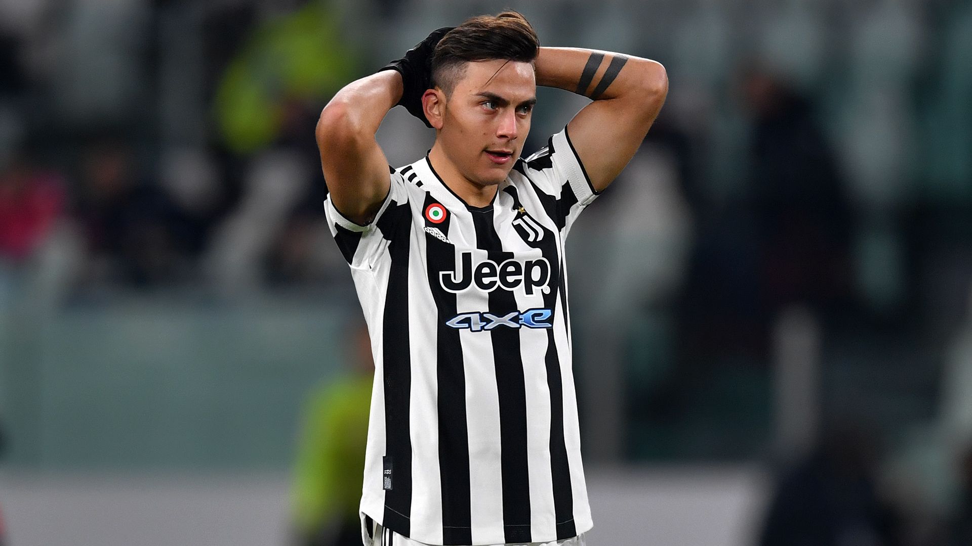 Dybala celebrating his goal