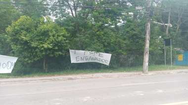 Time enganador - Protesto Ninho do Urubu Flamengo 05122020