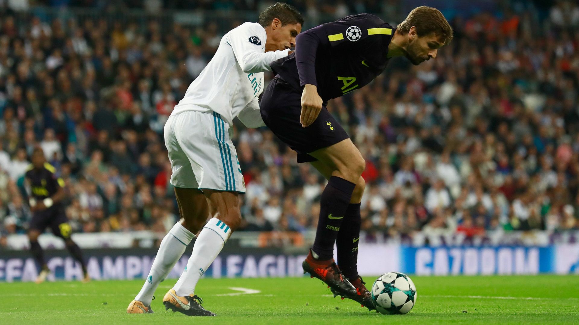 VARANE LLORENTE REAL MADRID TOTTENHAM CHAMPIONS LEAGUE