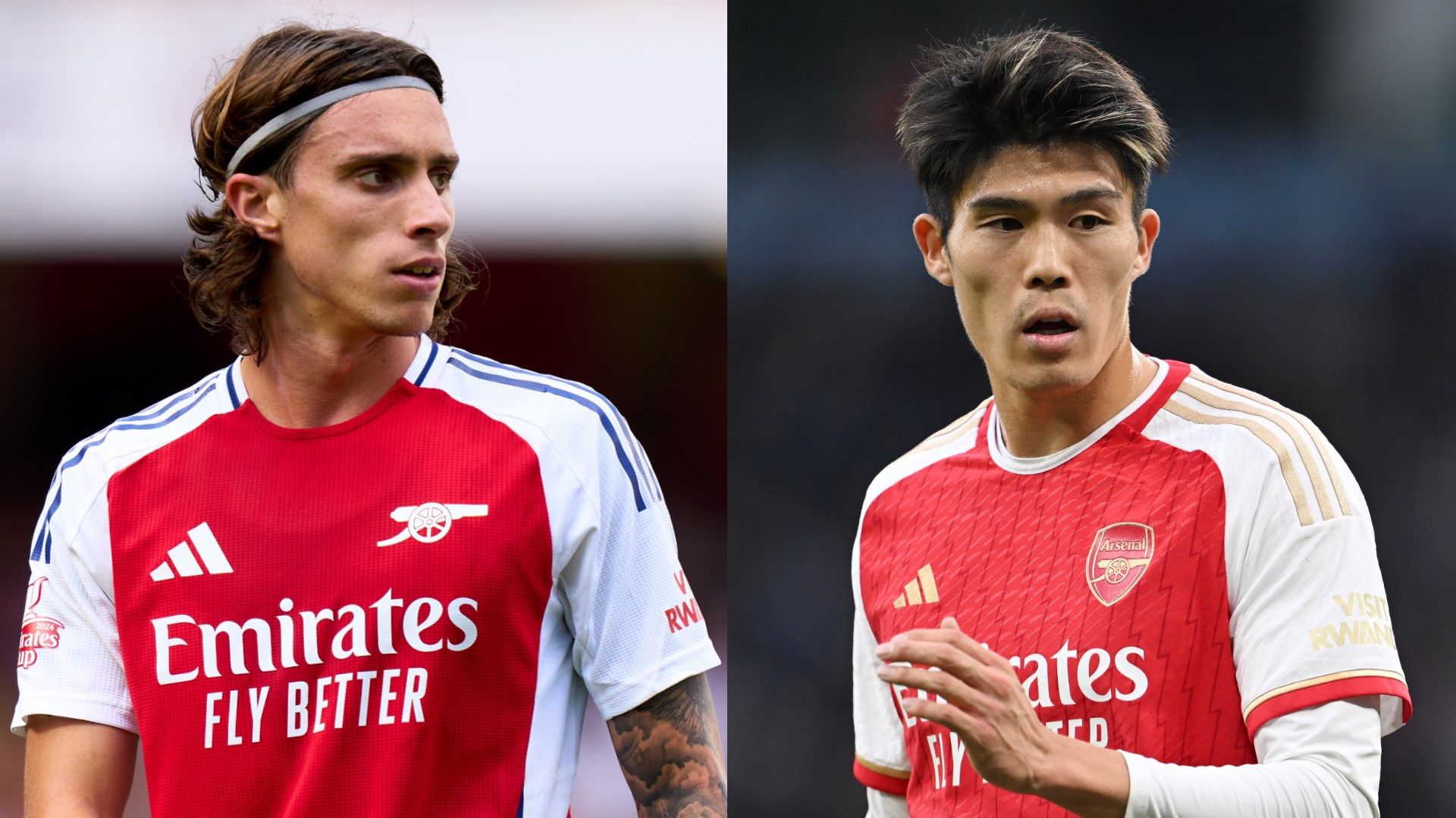 Riccardo Calafiori Takehiro Tomiyasu Arsenal