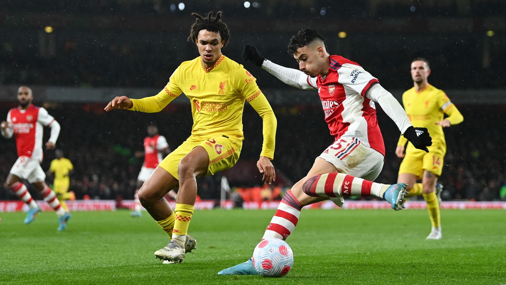 Trent Alexander-Arnold Liverpool Arsenal 2021-22