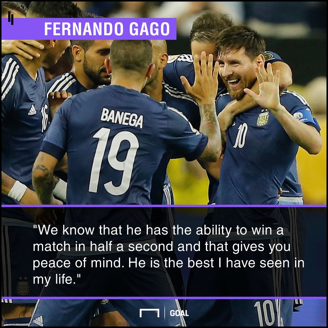 Lionel Messi best ever Fernando Gago