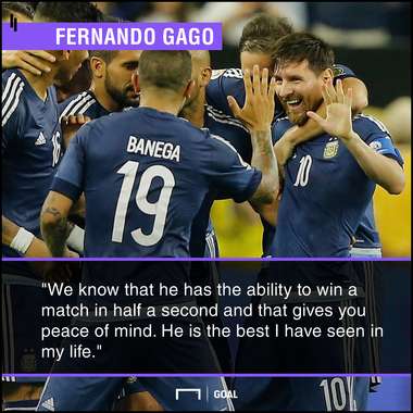 Lionel Messi best ever Fernando Gago