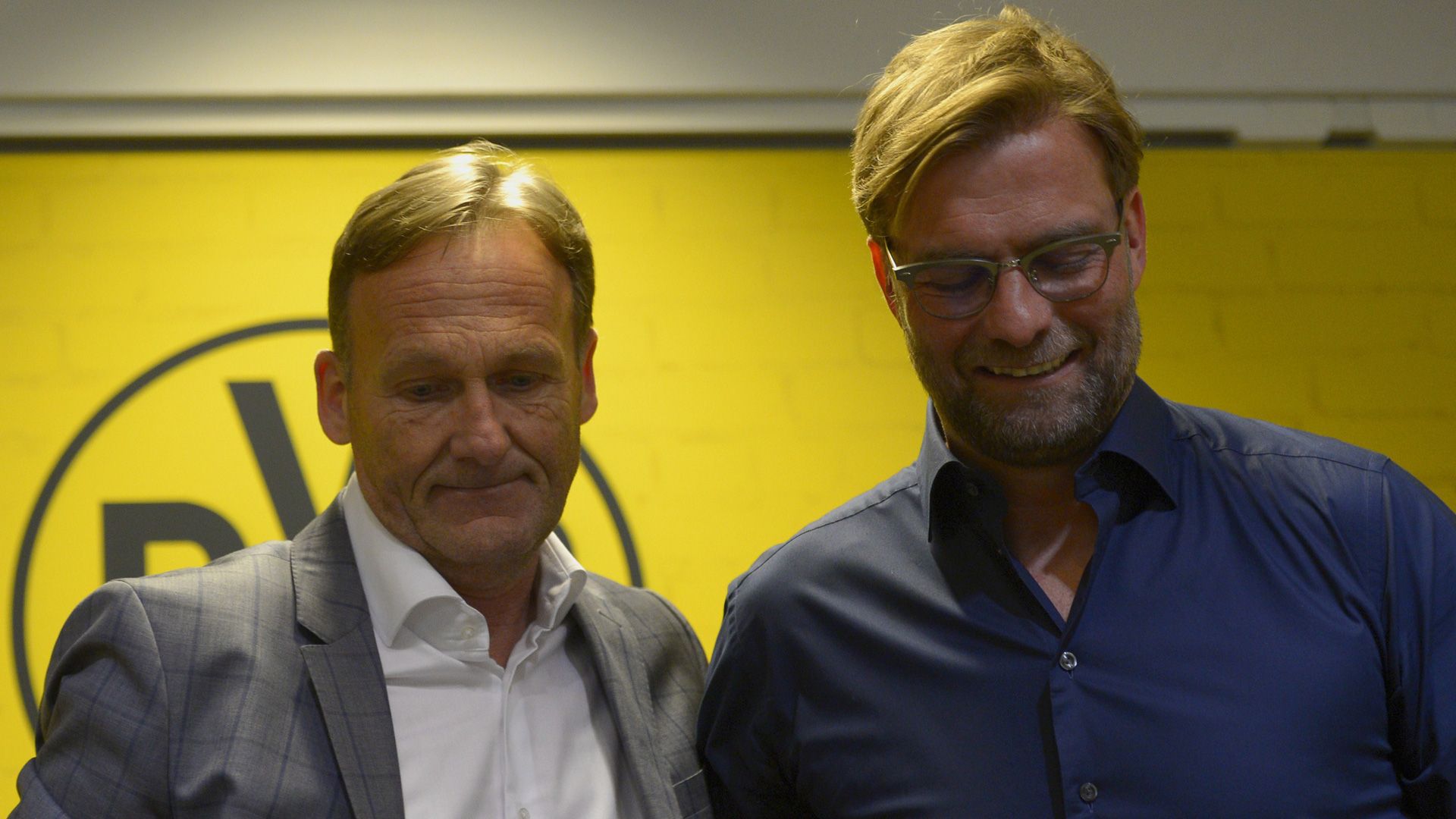 Hans-Joachim Watzke Jürgen Klopp Borussia Dortmund Bundesliga 04152015