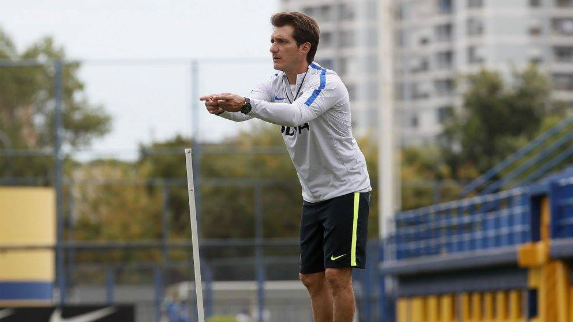 Guillermo Barros Schelotto Boca Entrenamiento
