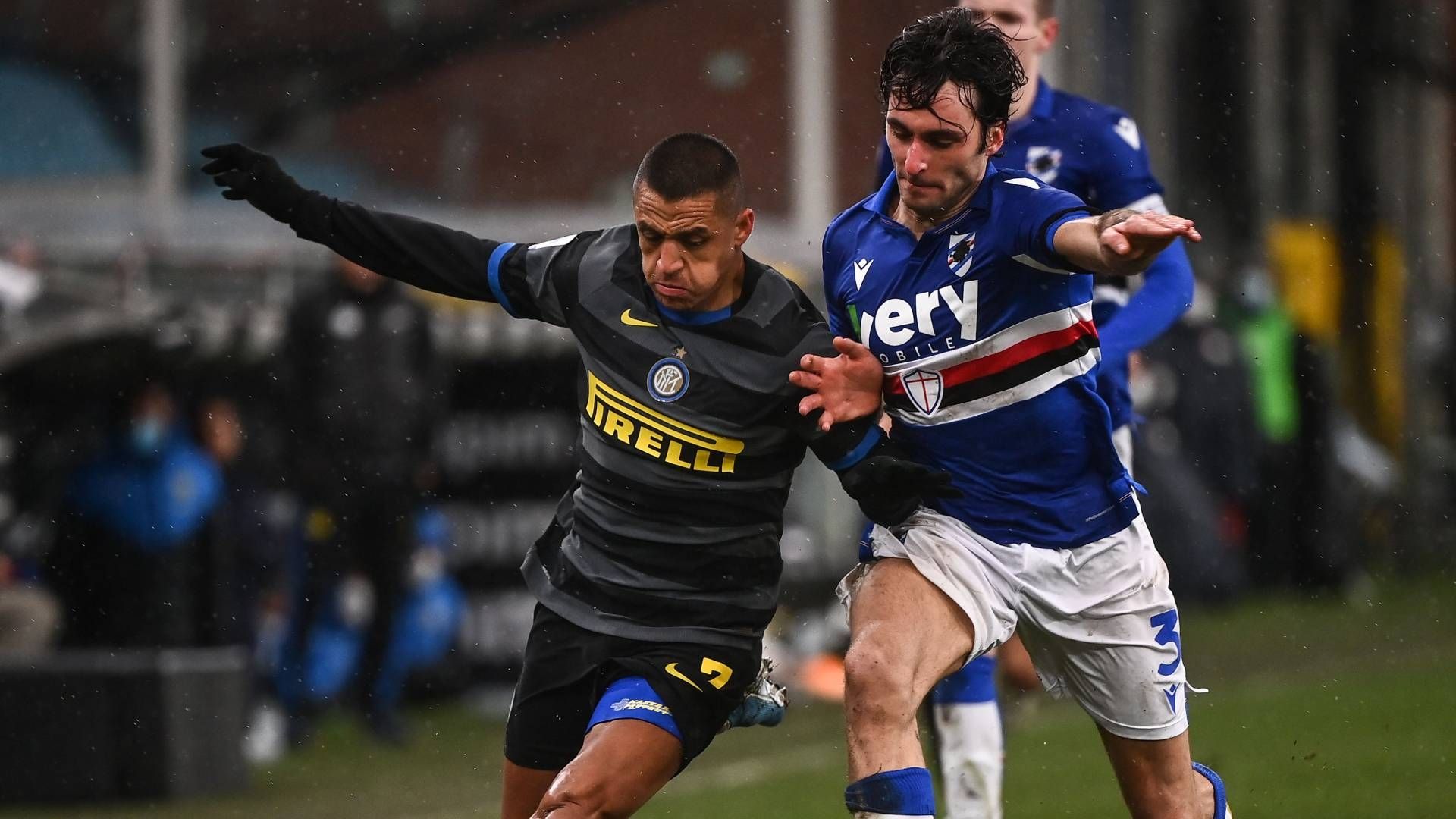 Inter Sampdoria Alexis Sanchez Kaique Rocha
