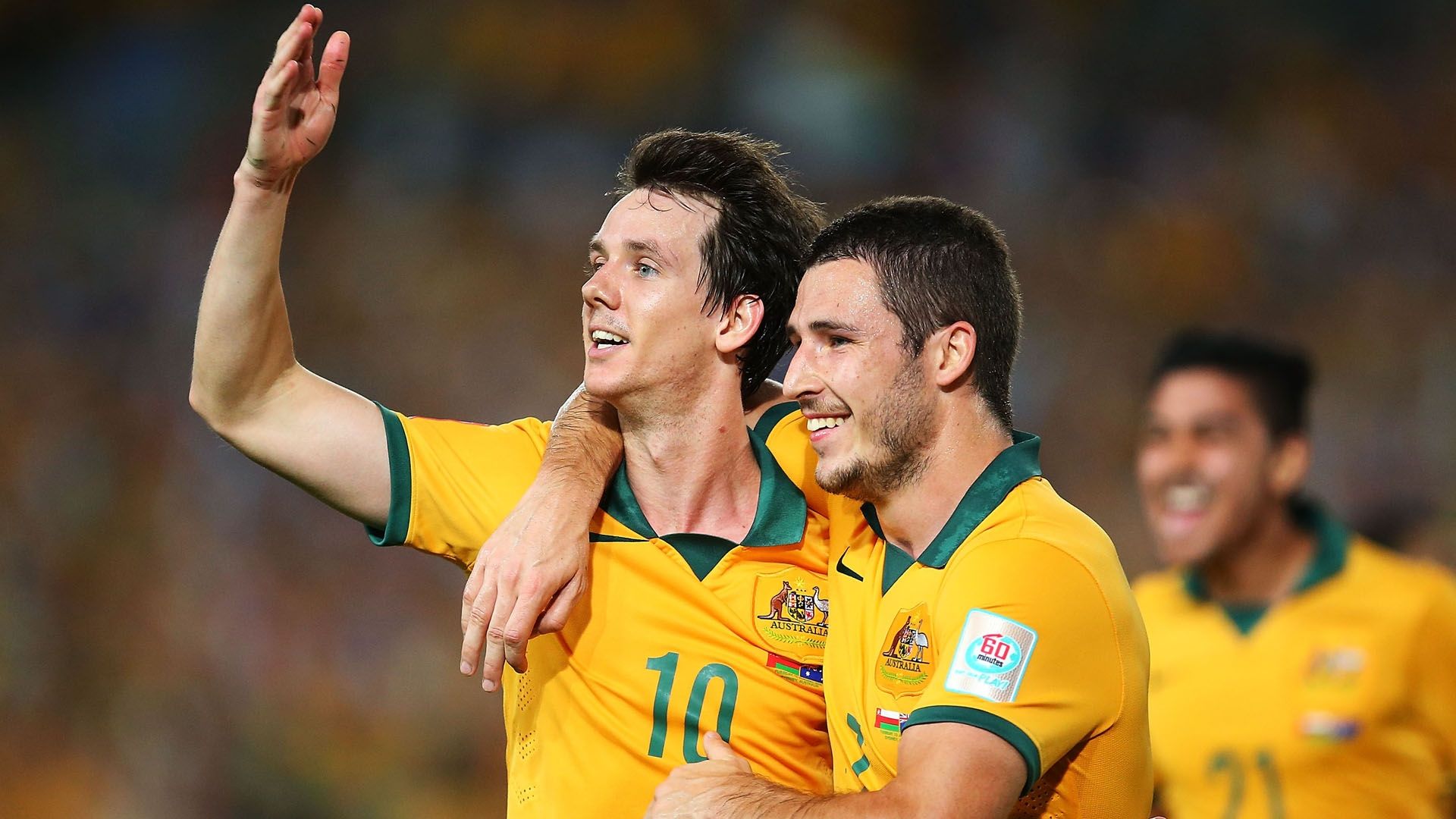 Robbie Kruse Mathew Leckie Australien 13012015