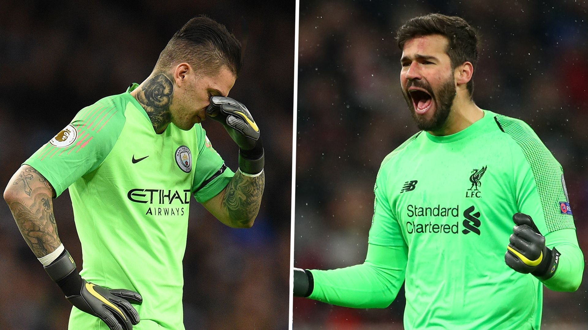 Ederson Alisson Man City Liverpool