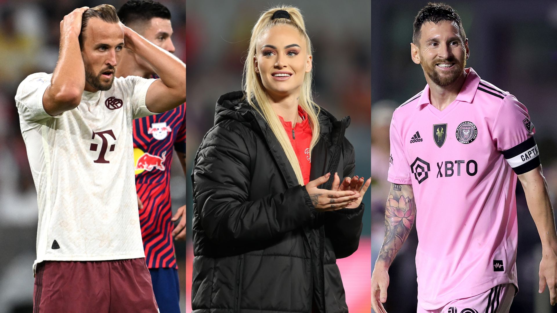 Harry Kane Alisha Lehmann Lionel Messi split