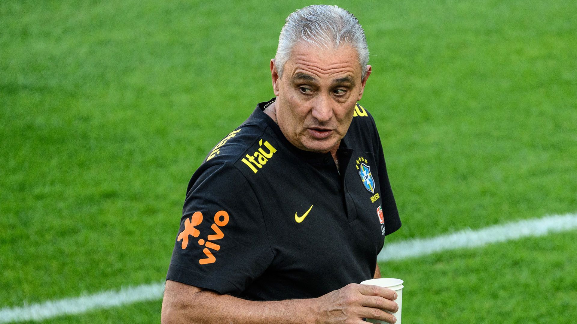 Tite, treino do Brasil, 01062022