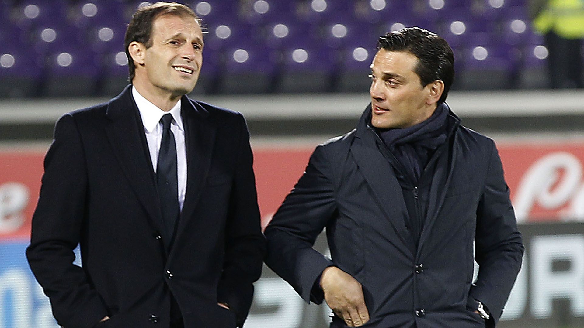 Allegri Montella Fiorentina Juventus Coppa Italia