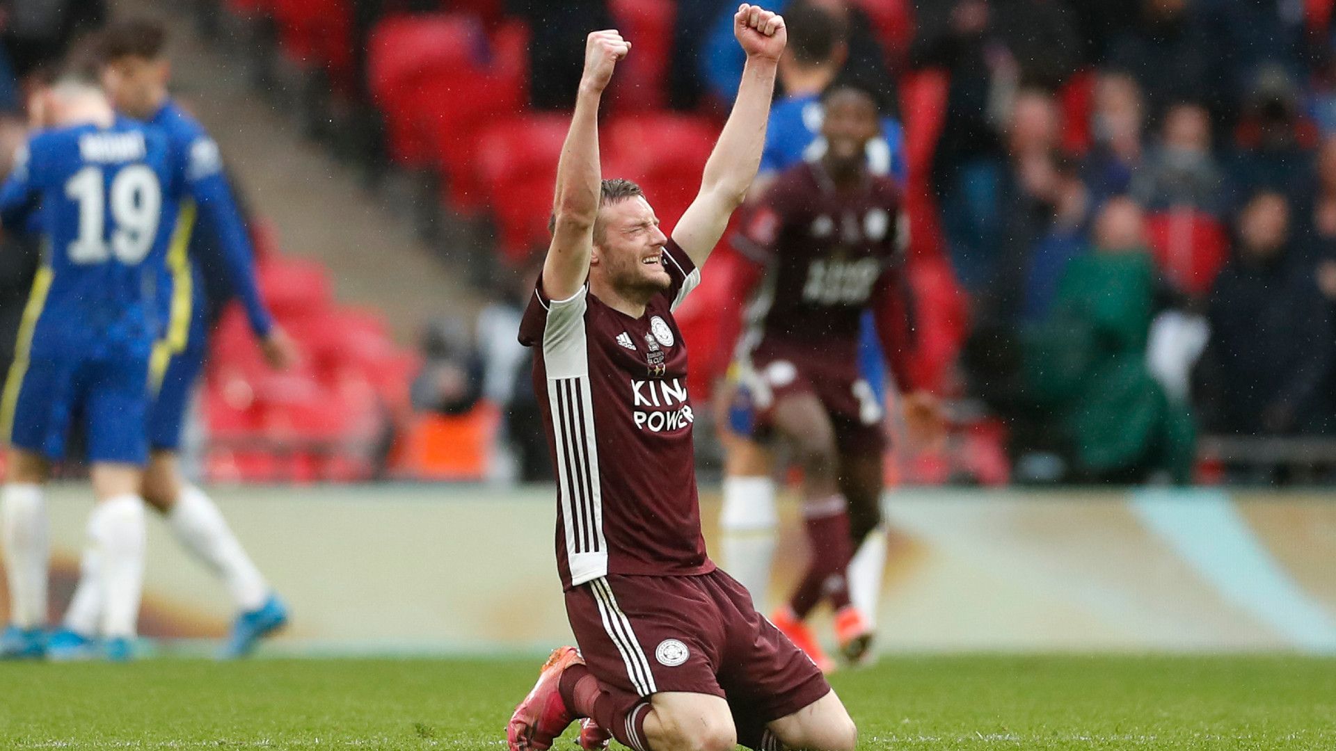 JAMIE VARDY LEICESTER FA CUP 15052021