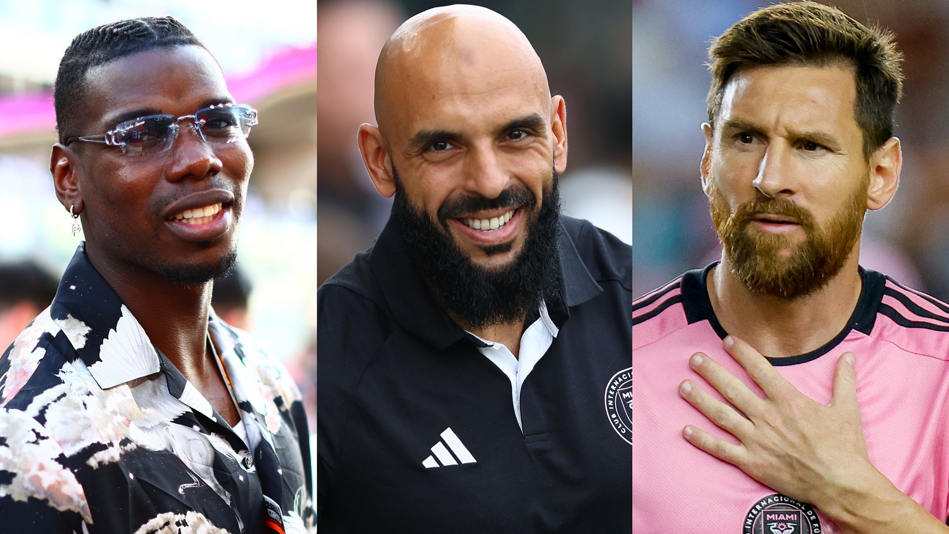 Paul Pogba Yassine Cheuko Lionel Messi