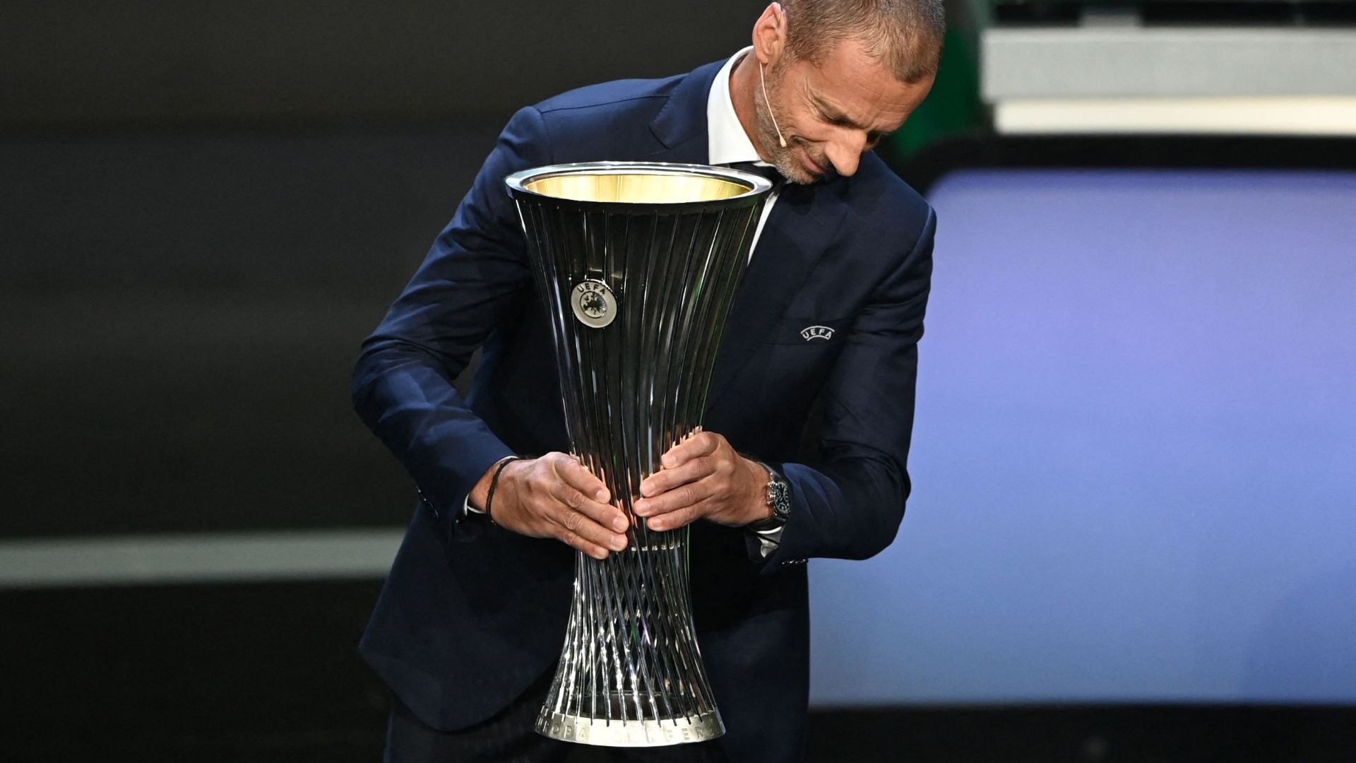 Ceferin Conference League trophy