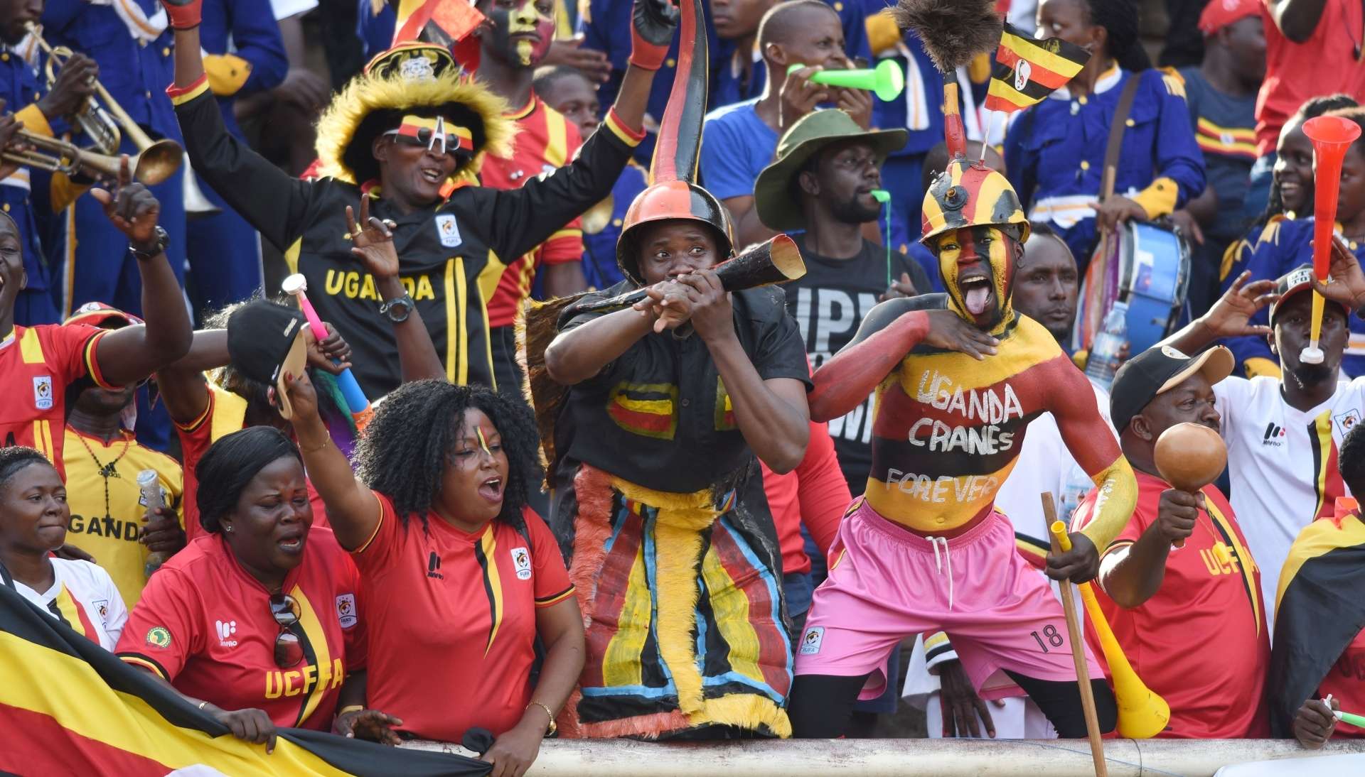 Uganda Cranes fans