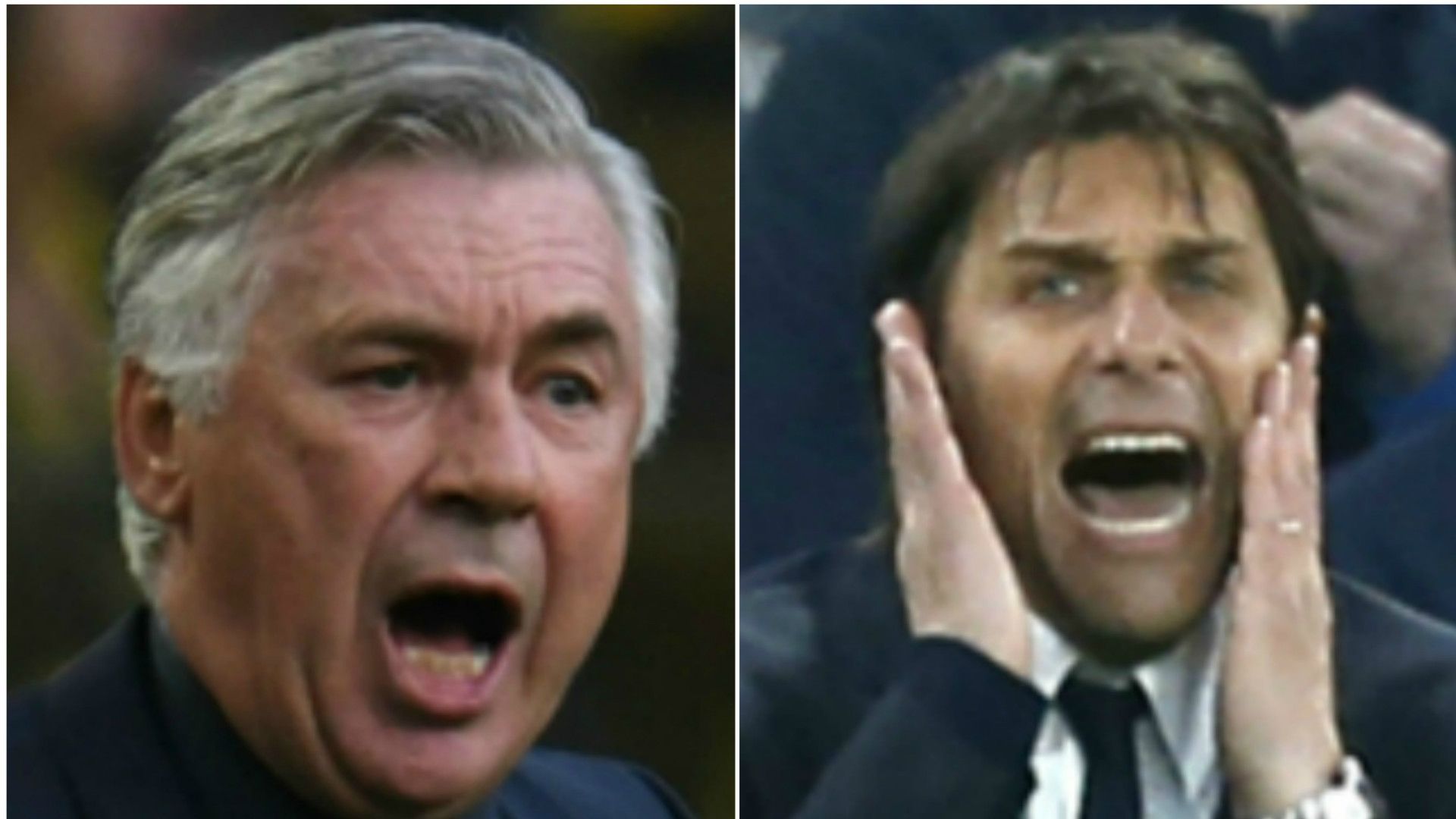 Ancelotti Conte collage