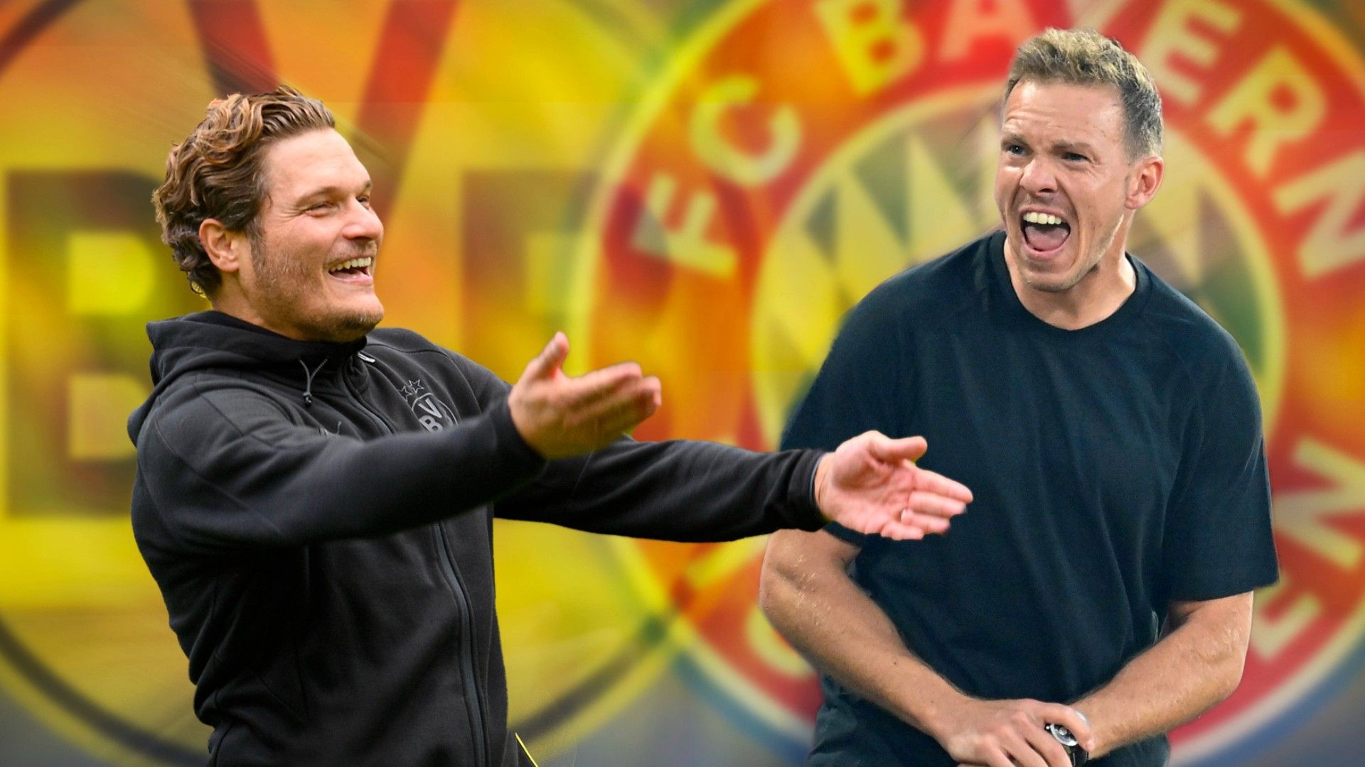 GER ONLY Terzic BVB Nagelsmann FC Bayern logo