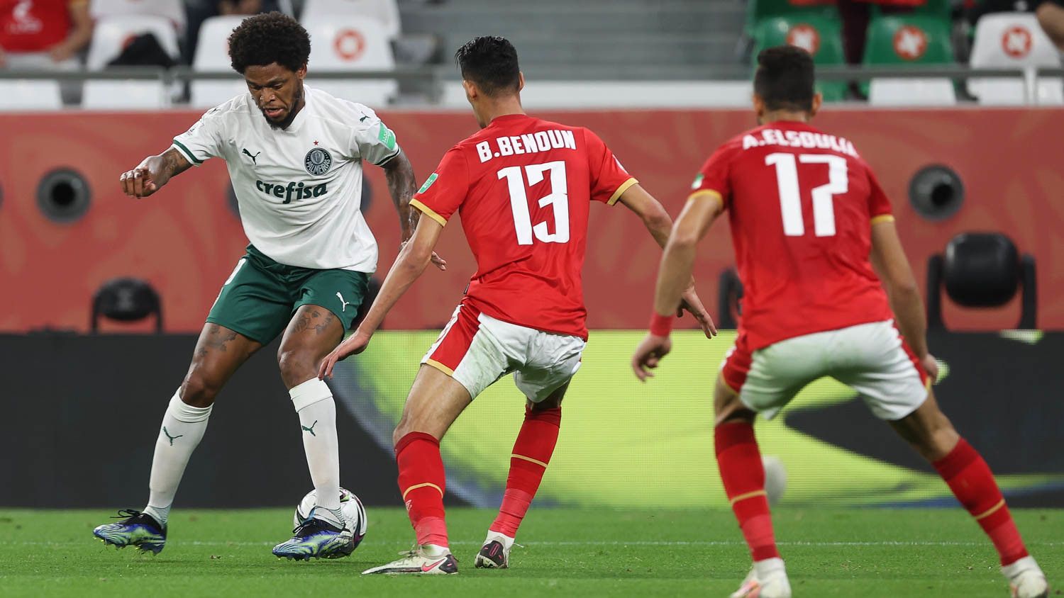 Luiz Adriano em Palmeiras x Al-Ahly