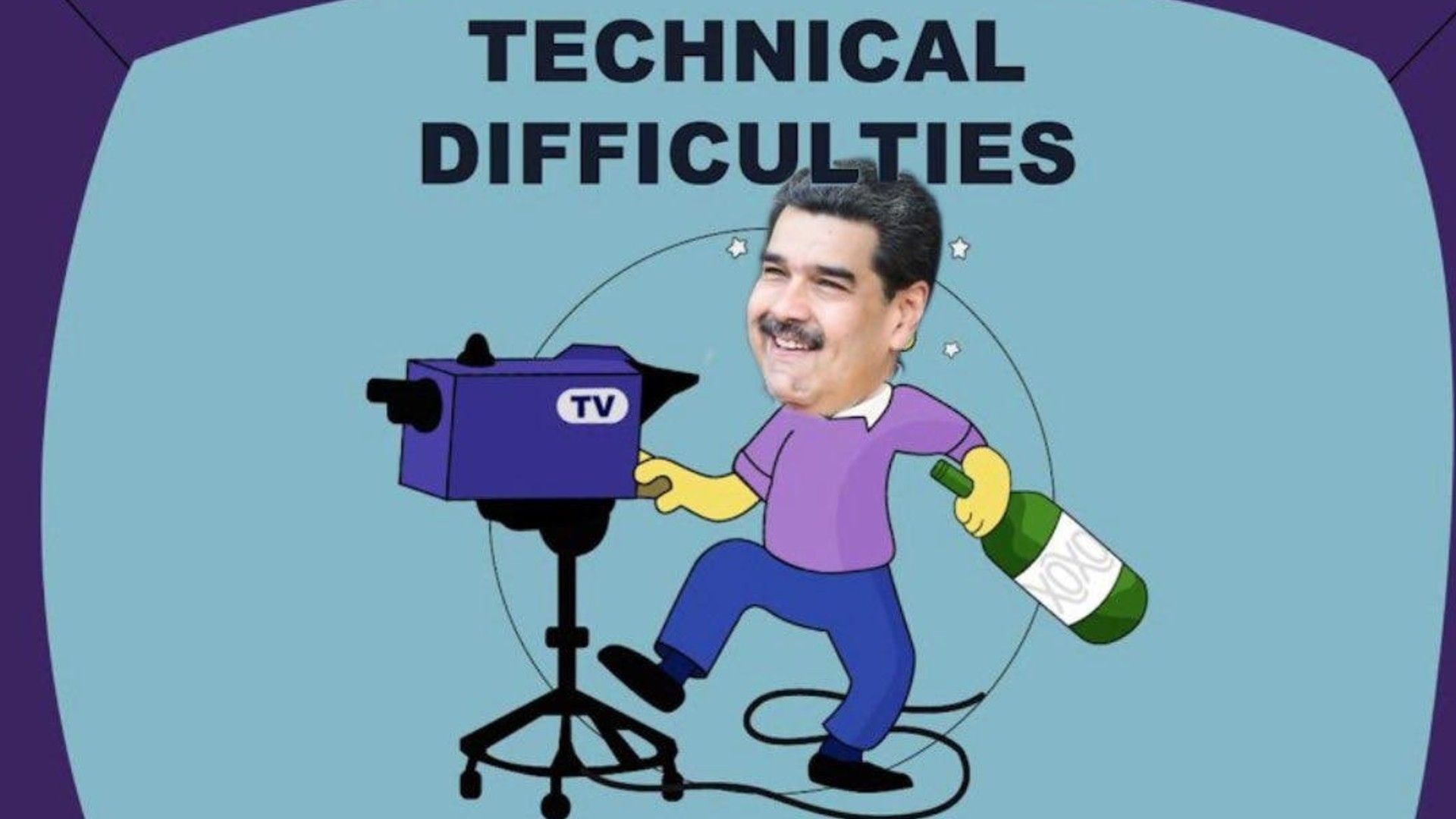 Meme Maduro Corte Transmision Argentina Venezuela