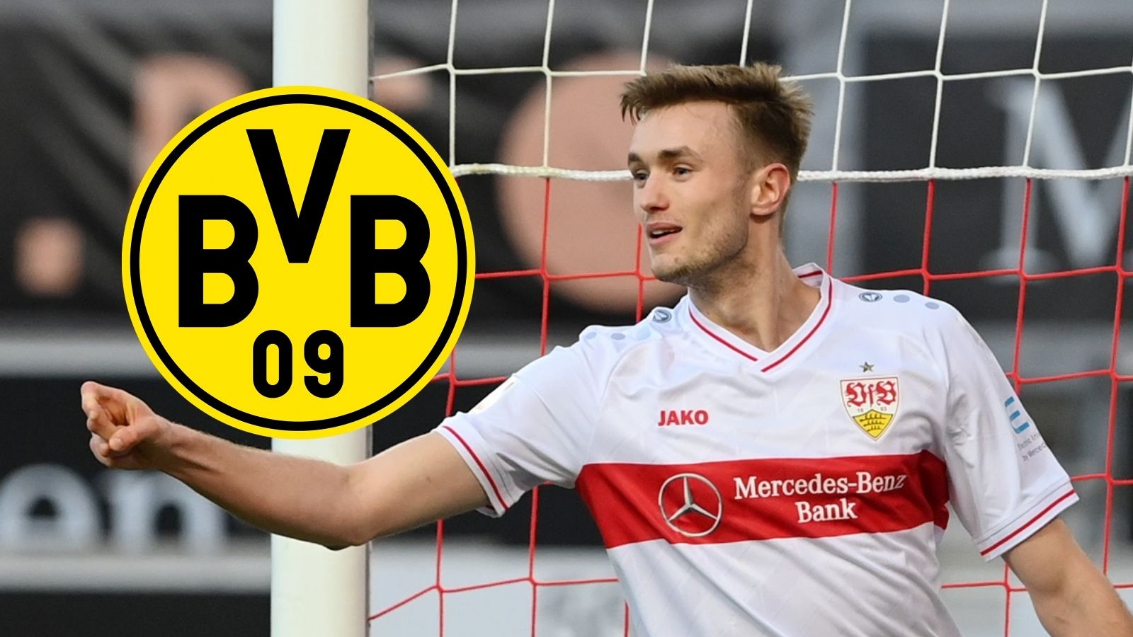 Sasa Kalajdzic Stuttgart Dortmund