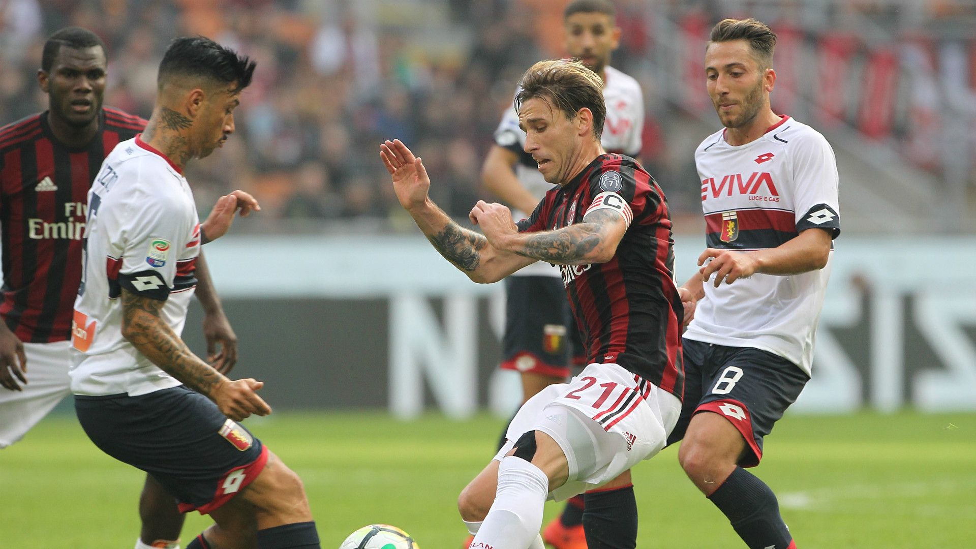 Lucas Biglia Milan Genoa Serie A