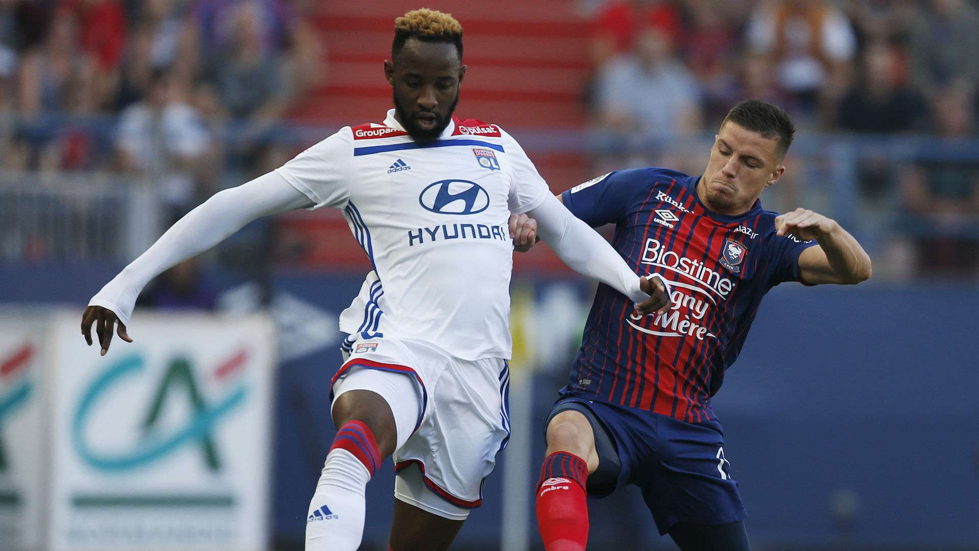 Frederic Guilbert Moussa Dembele Caen Lyon Ligue 1 15092018