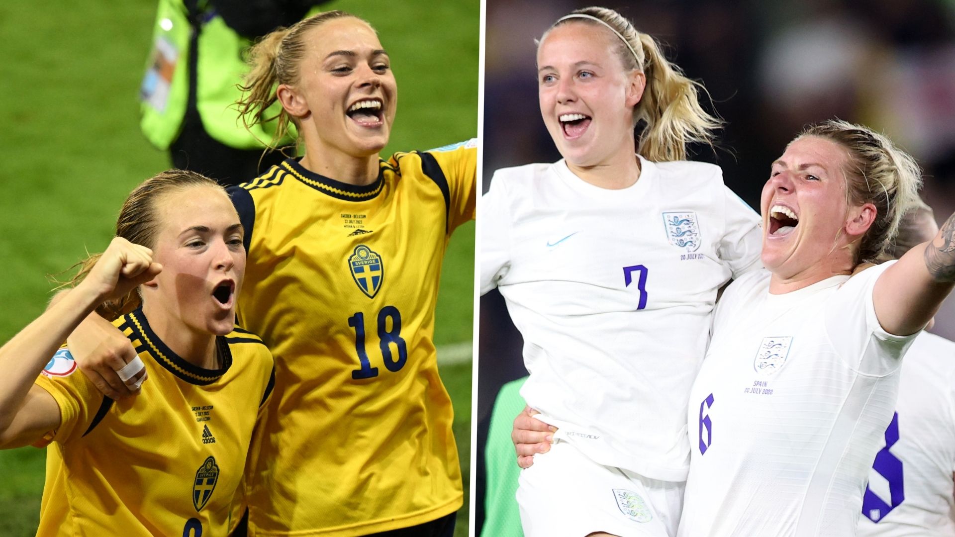 Sweden England Women's Euros GFX