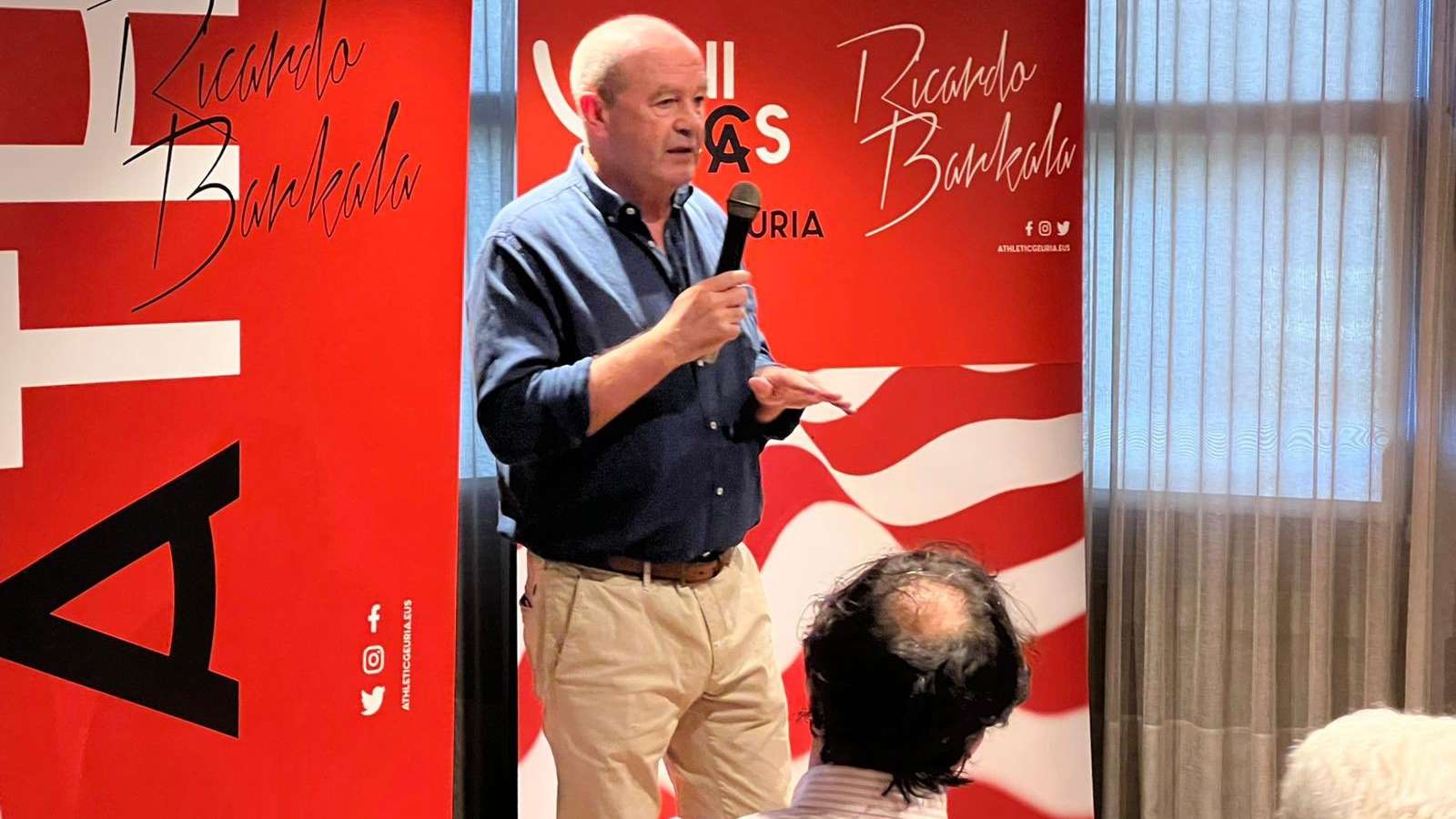 Ricardo Barkala, candidato a la presidencia del Athletic Club