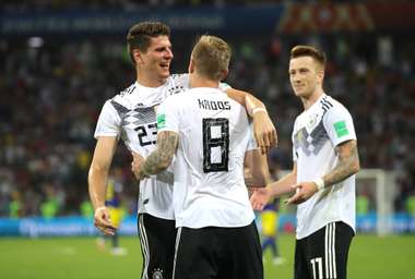 Germany Sweden Kroos' goal reaction