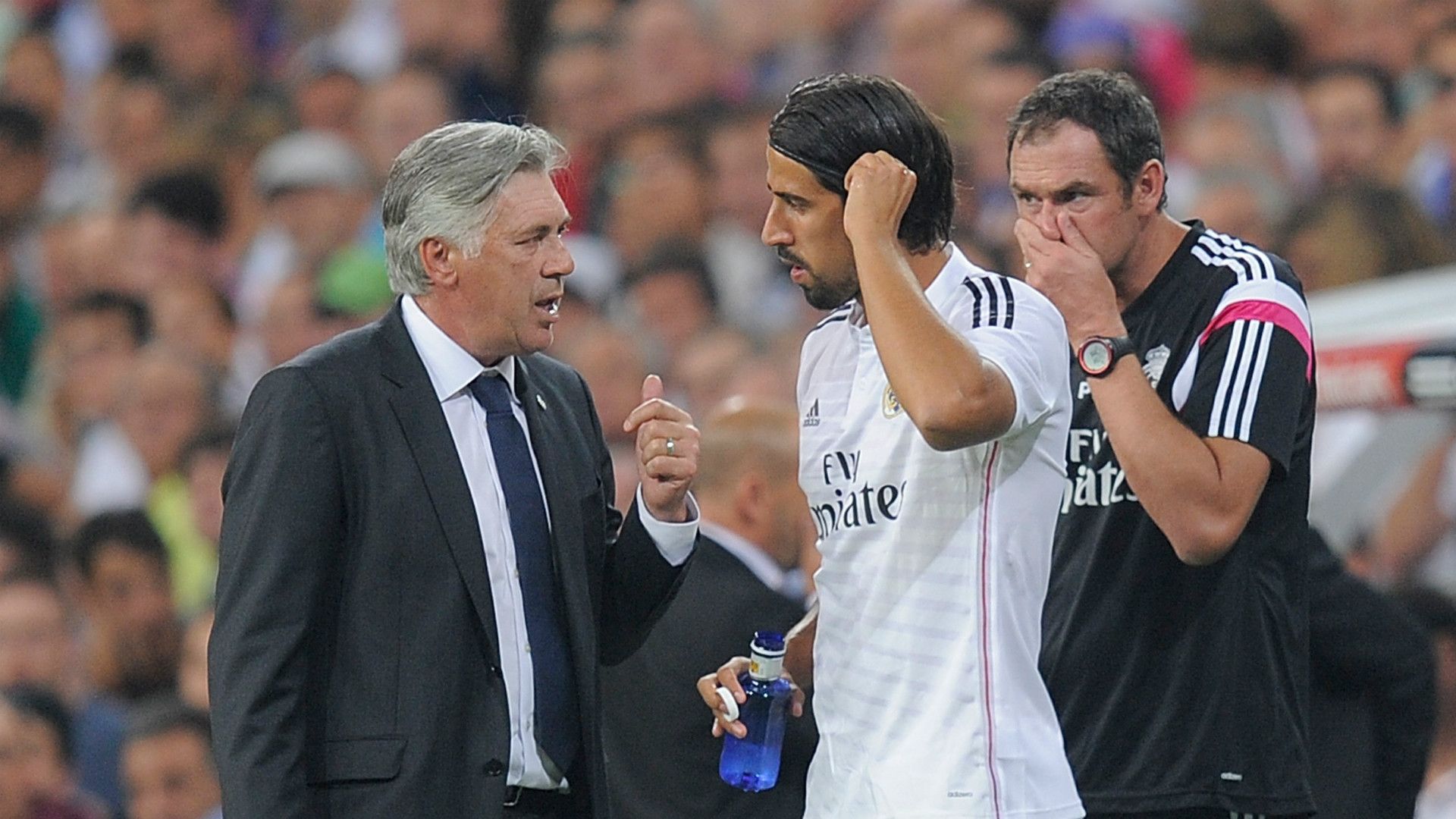 Carlo Ancelotti Sami Khedira Real Madrid