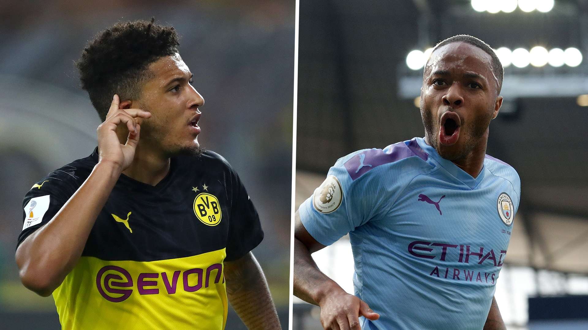 Jadon Sancho Raheem Sterling Dortmund City