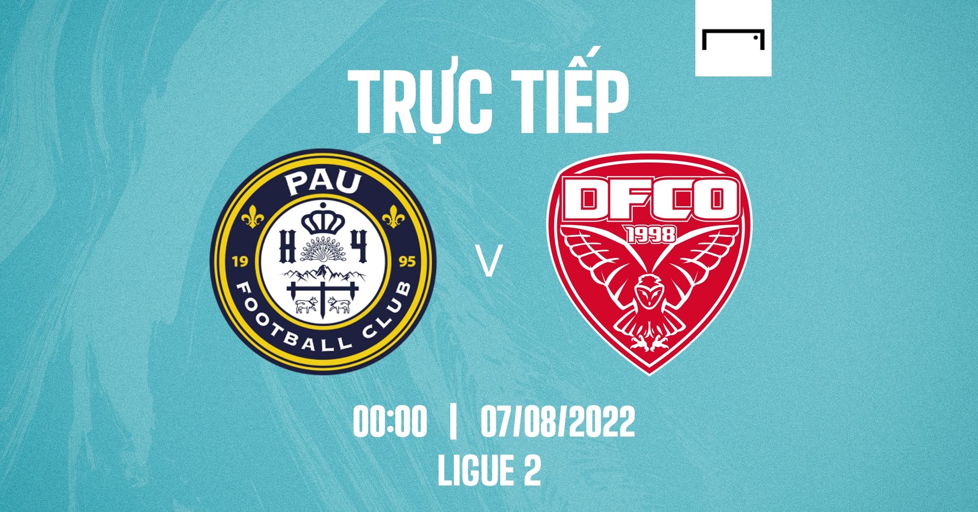 Live Pau FC vs Dijon Ligue 2 2021/22 GFX