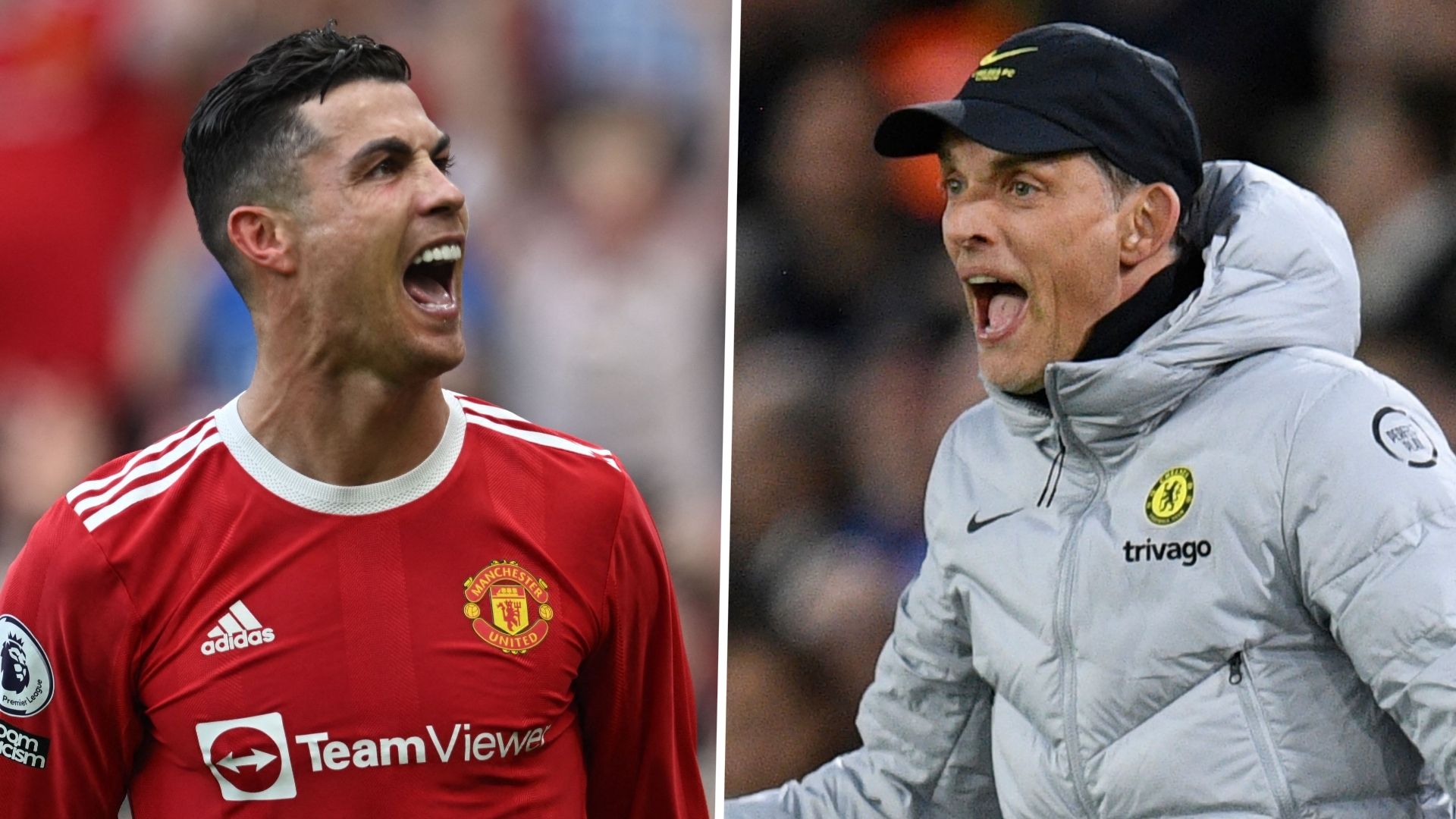 Cristiano Ronaldo Thomas Tuchel GFX