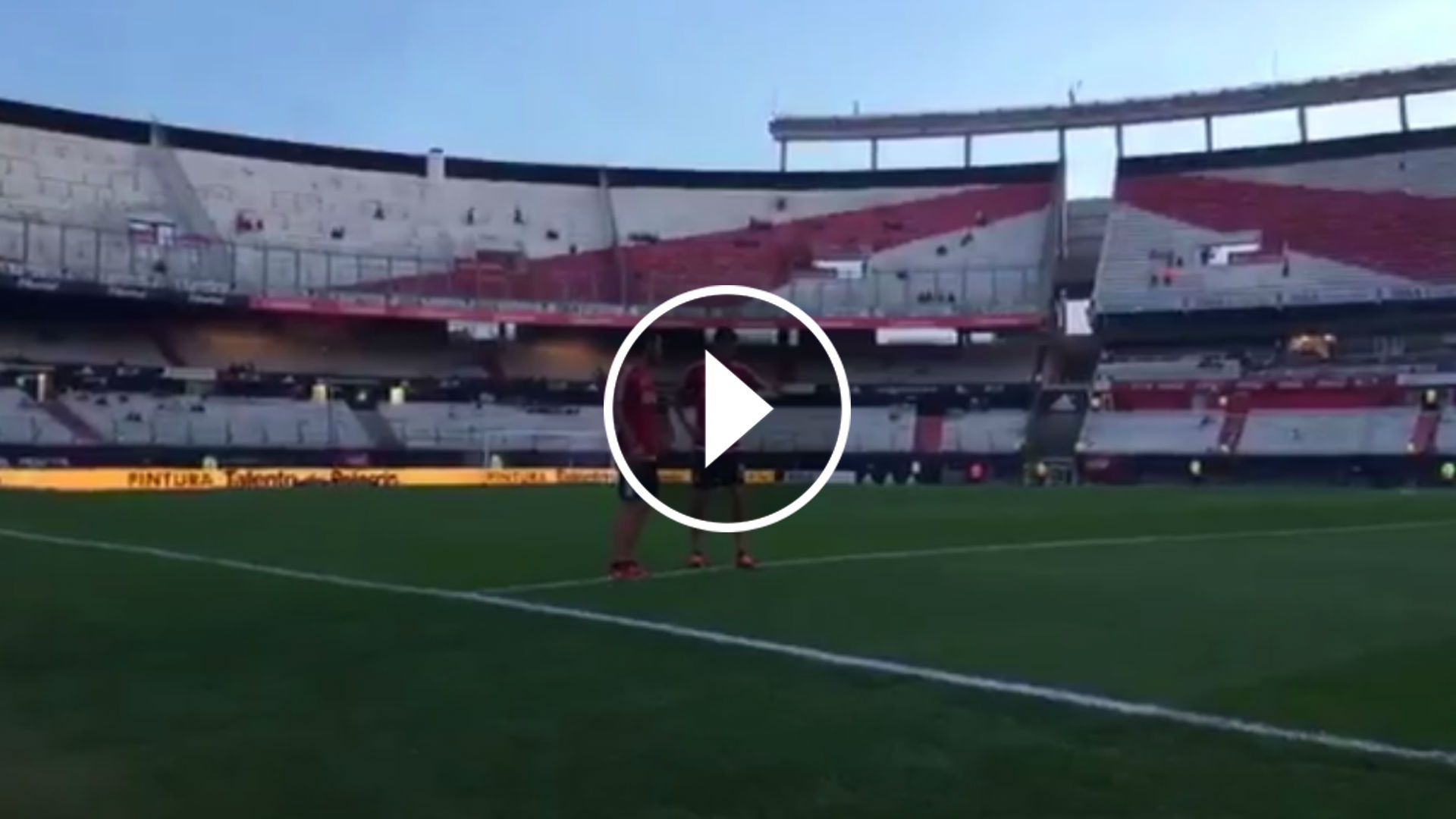 VIDEO PLAY Nacho Fernandez entrenamiento RIVER