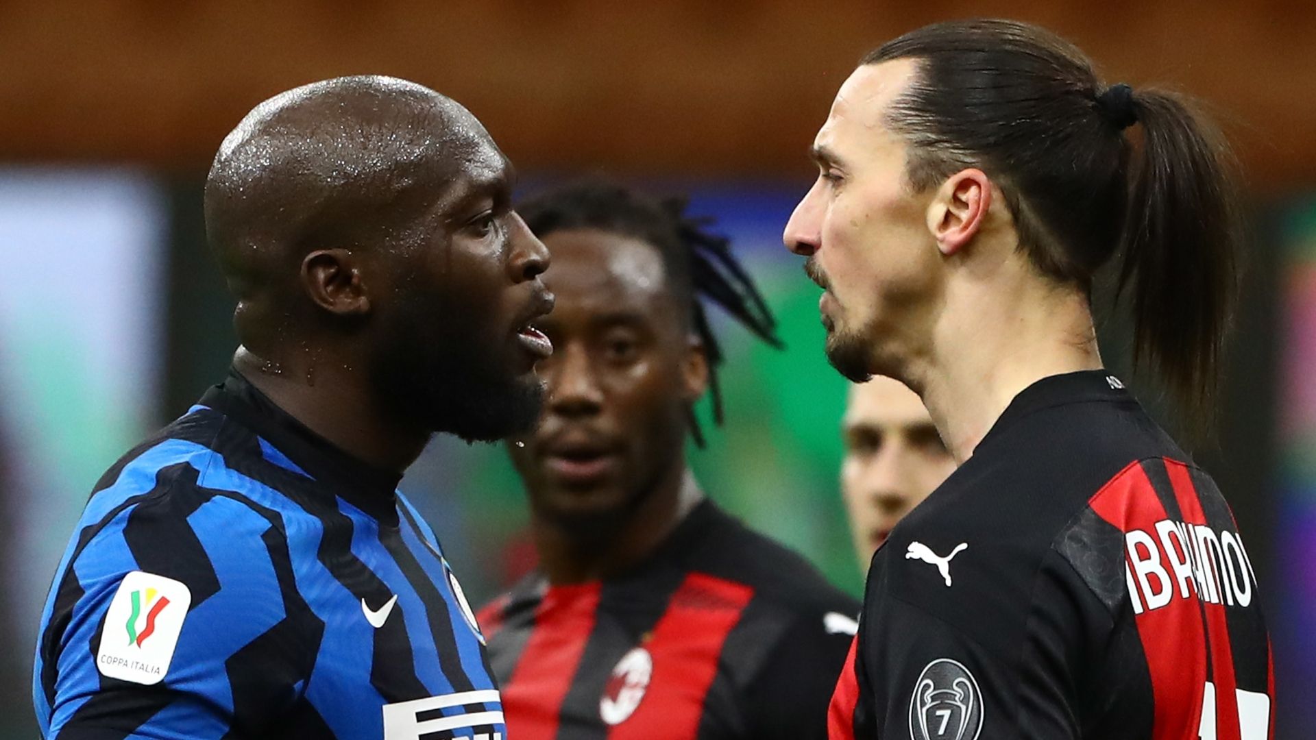 Romelu Lukaku Zlatan Ibrahimovic Inter AC Milan